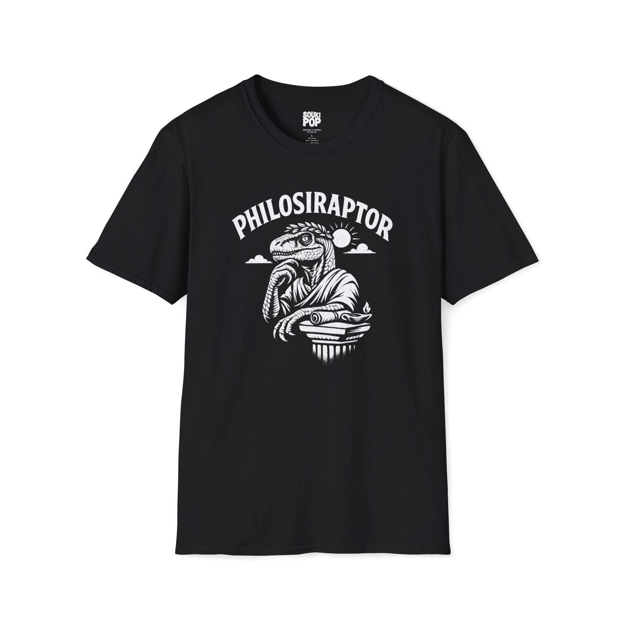 Velociraptor Philosopher – Graphic T-Shirt