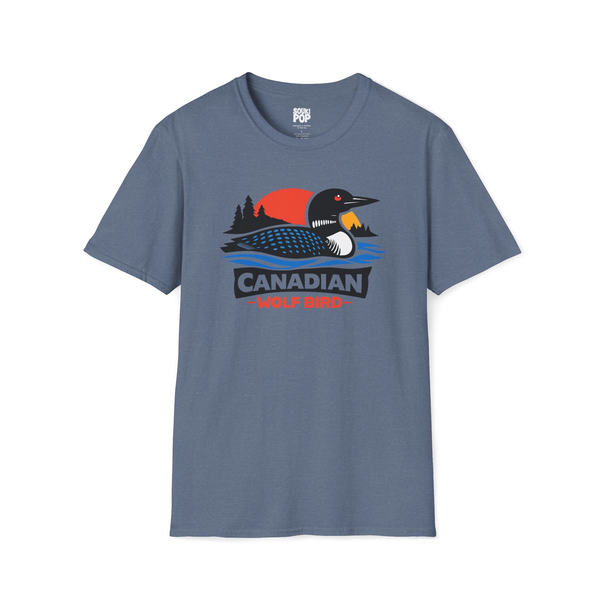 Heated Rivalry: Canadian Wolf Bird – Graphic T-Shirt