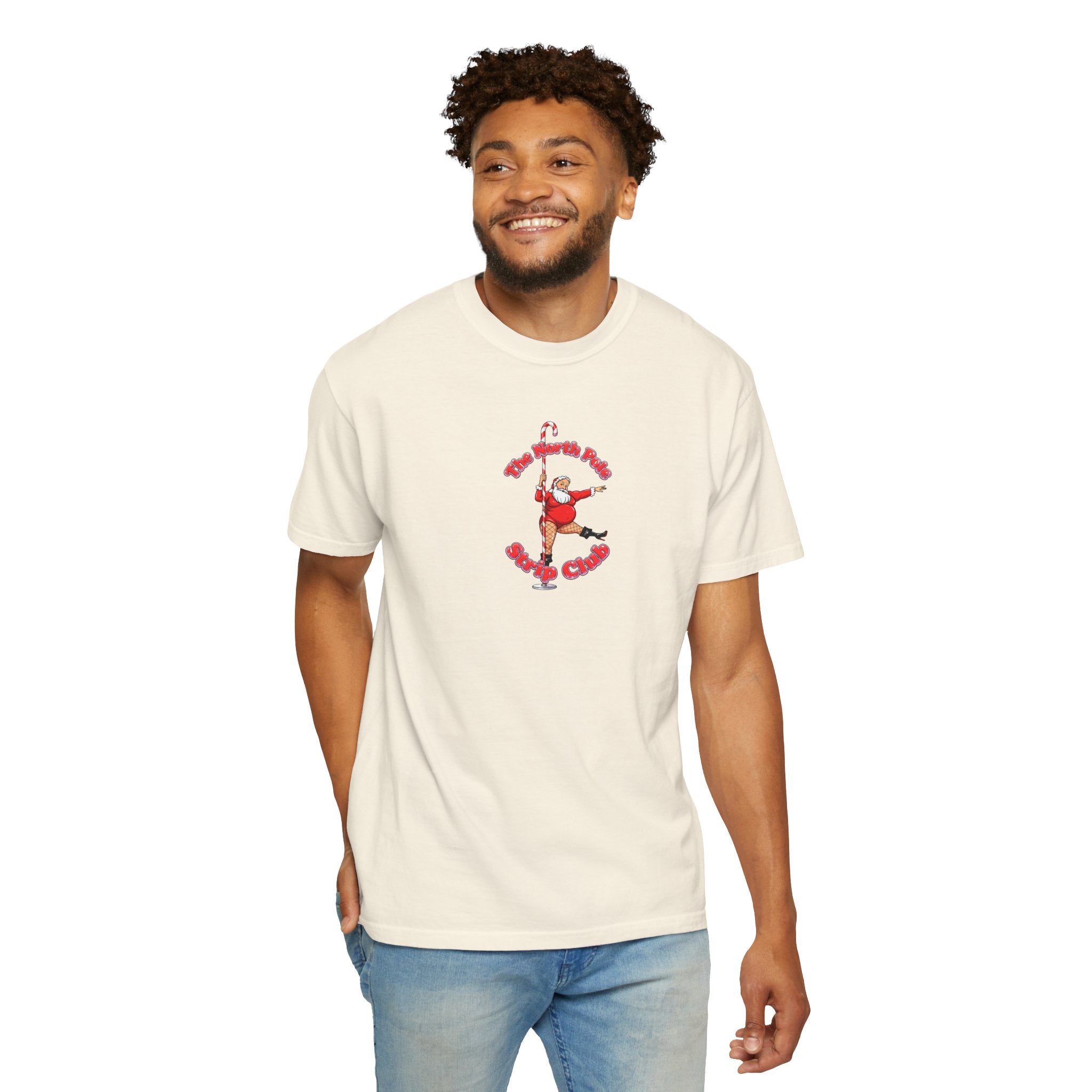 Graphic Tee: North Pole Stripper