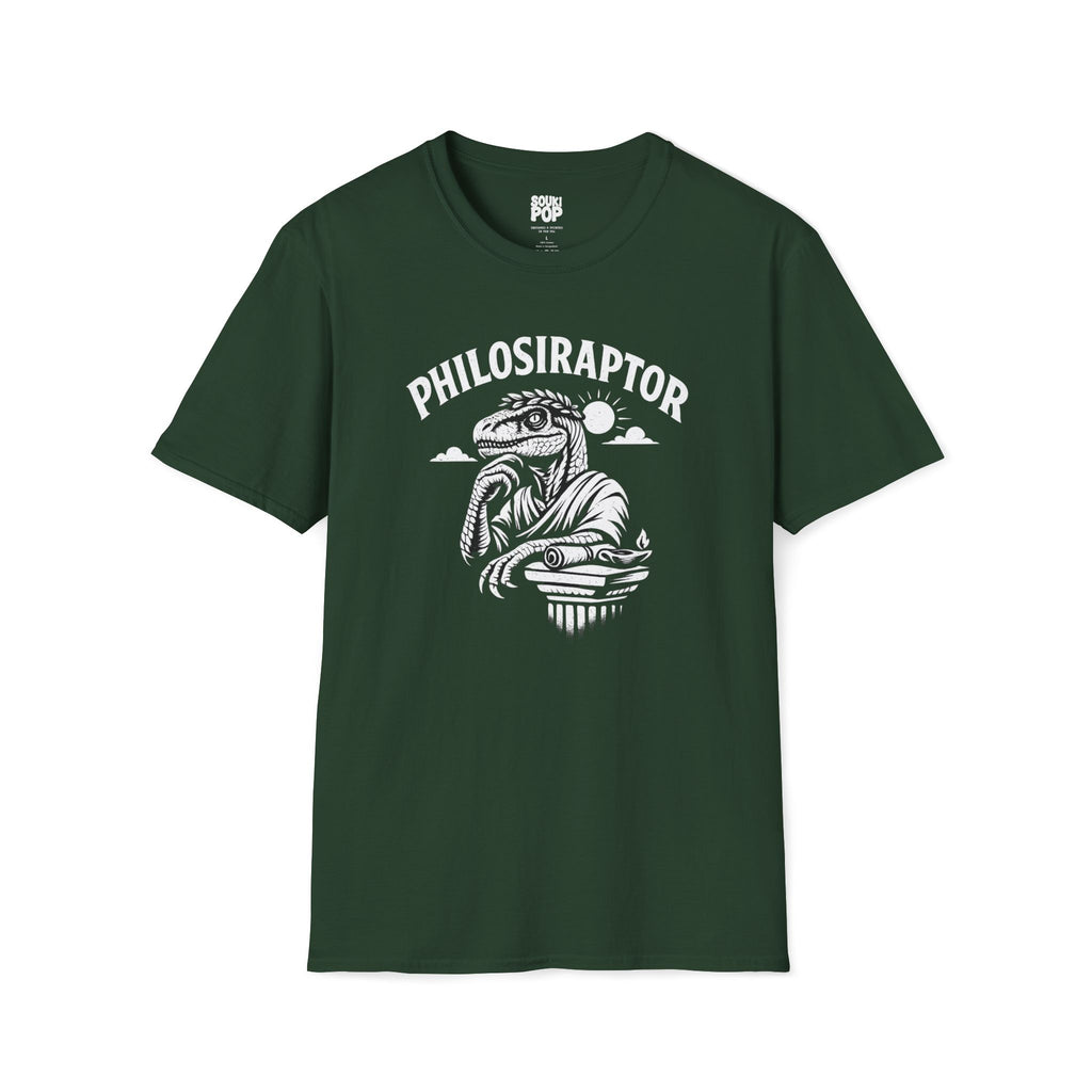 Velociraptor Philosopher – Graphic T-Shirt