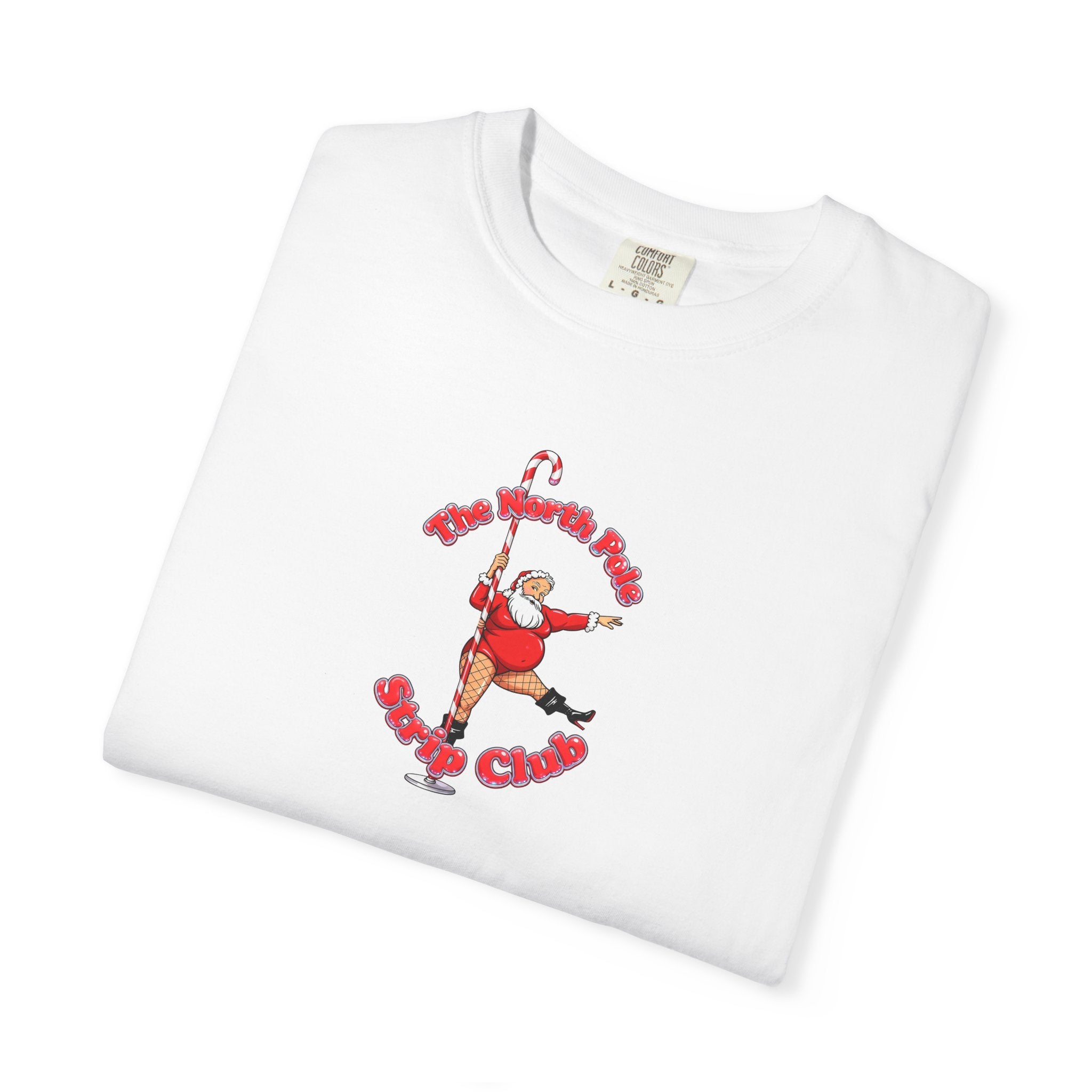 Graphic Tee: North Pole Stripper