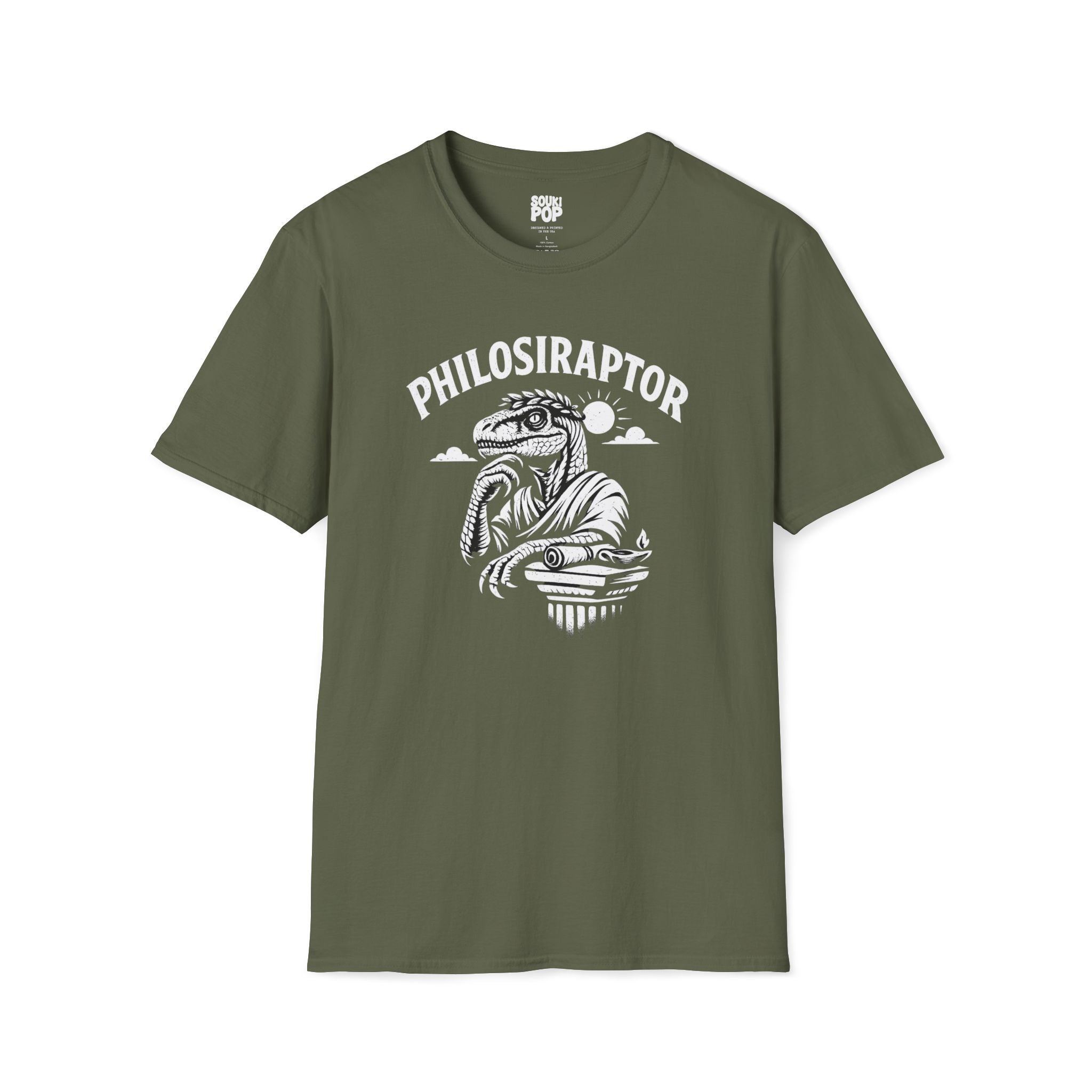Velociraptor Philosopher – Graphic T-Shirt