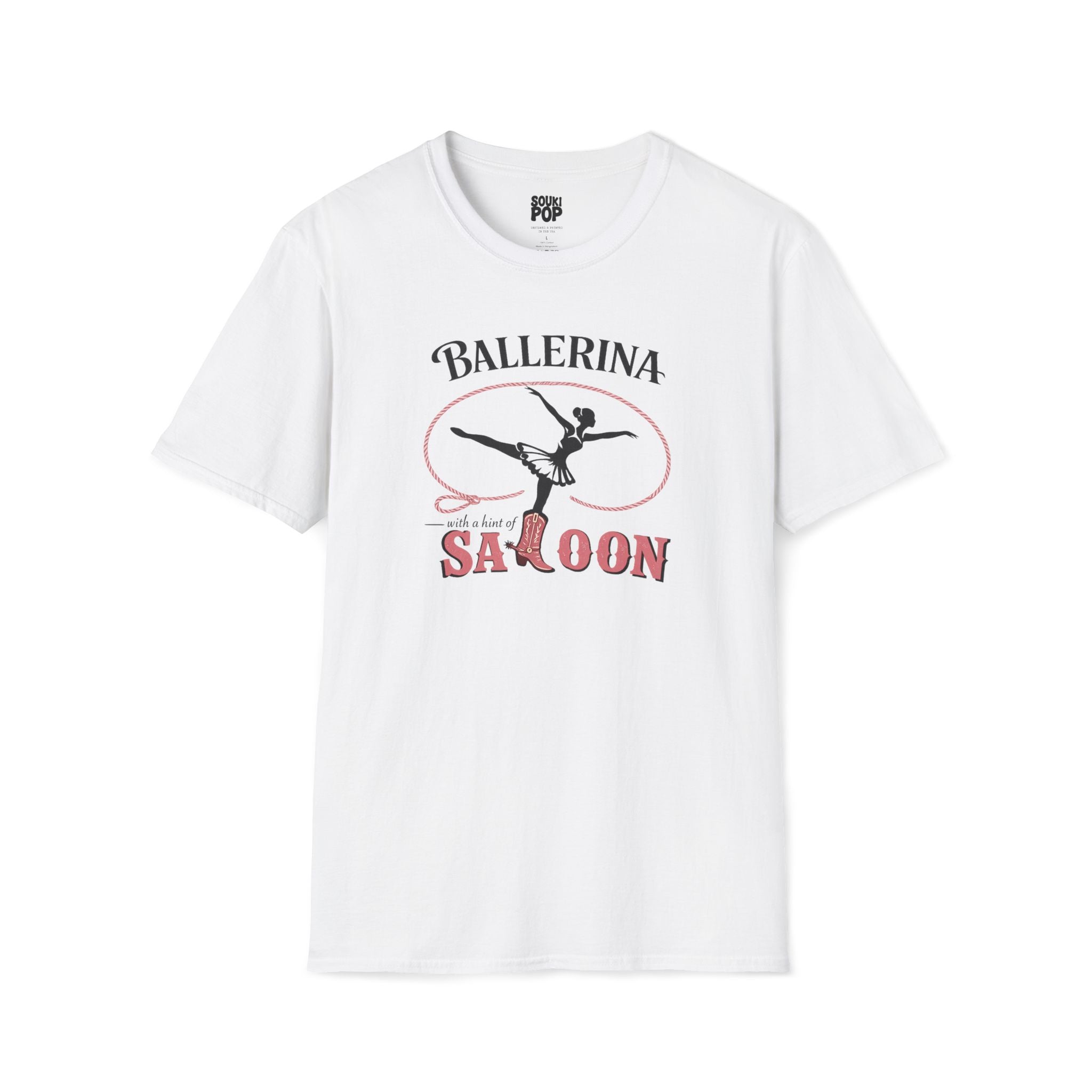 Ballerina with a Hint of Saloon – Graphic T-Shirt