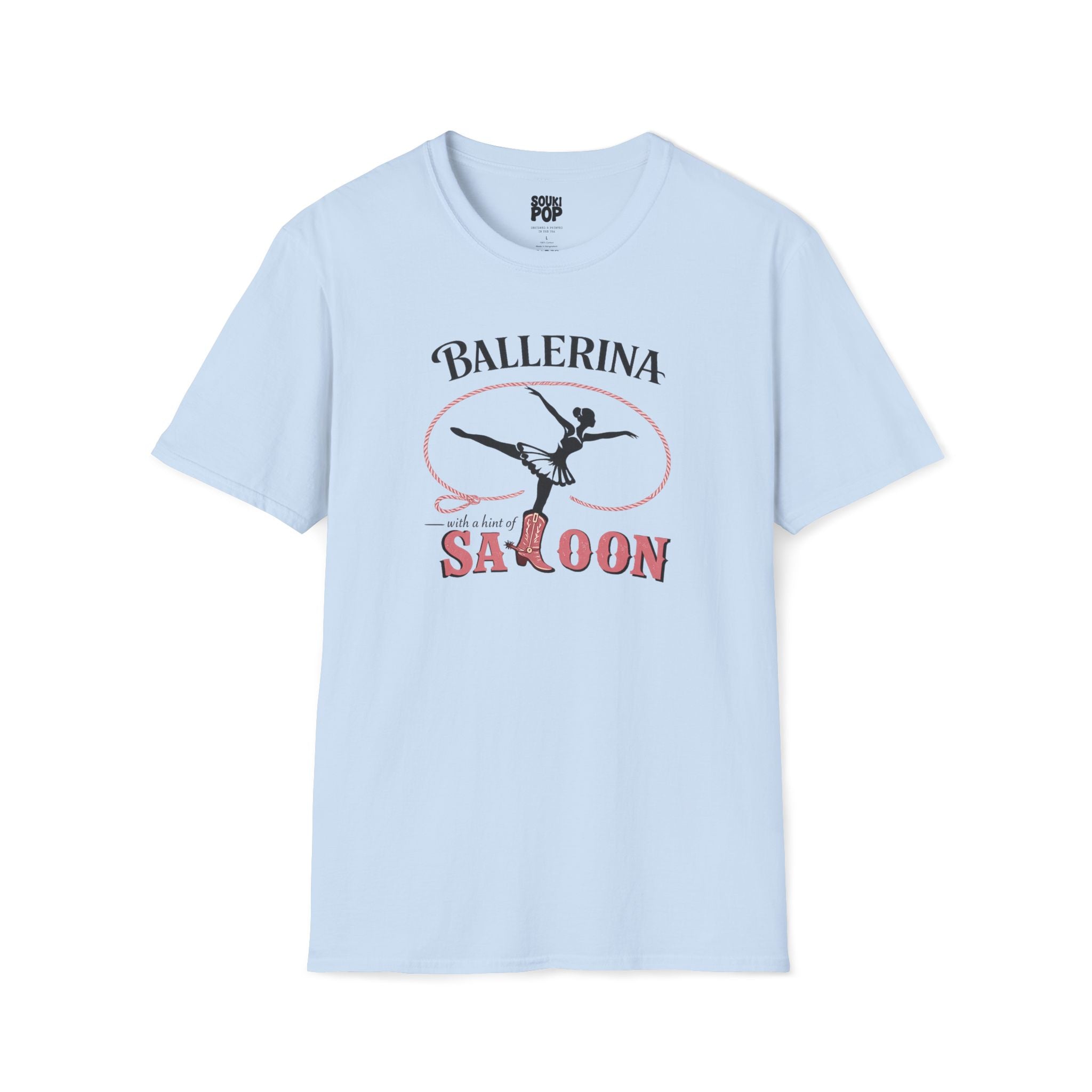 Ballerina with a Hint of Saloon – Graphic T-Shirt