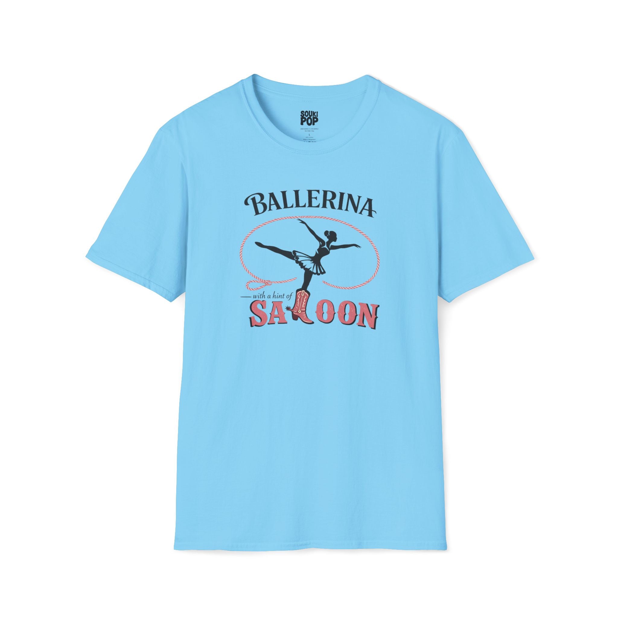 Ballerina with a Hint of Saloon – Graphic T-Shirt