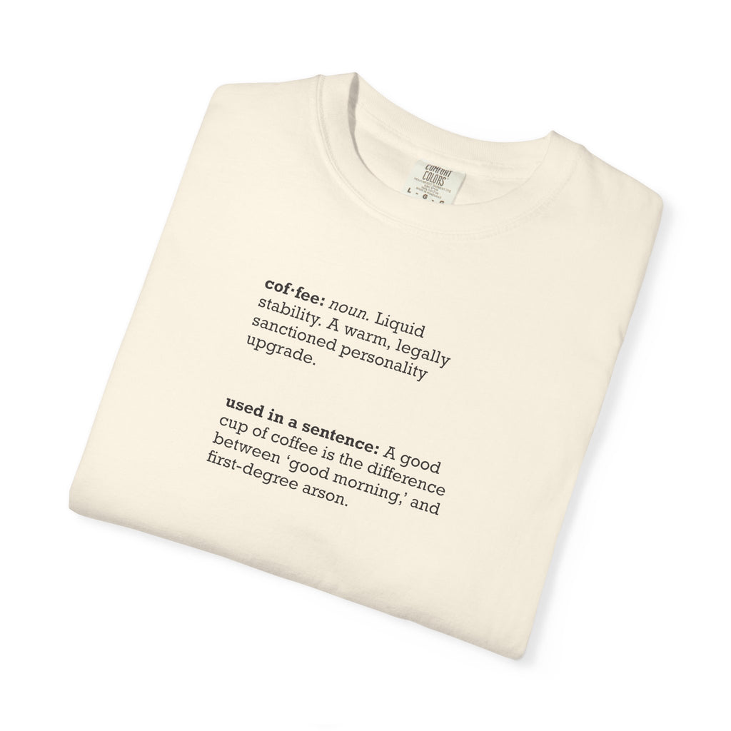Vocab Lesson Tee: Coffee