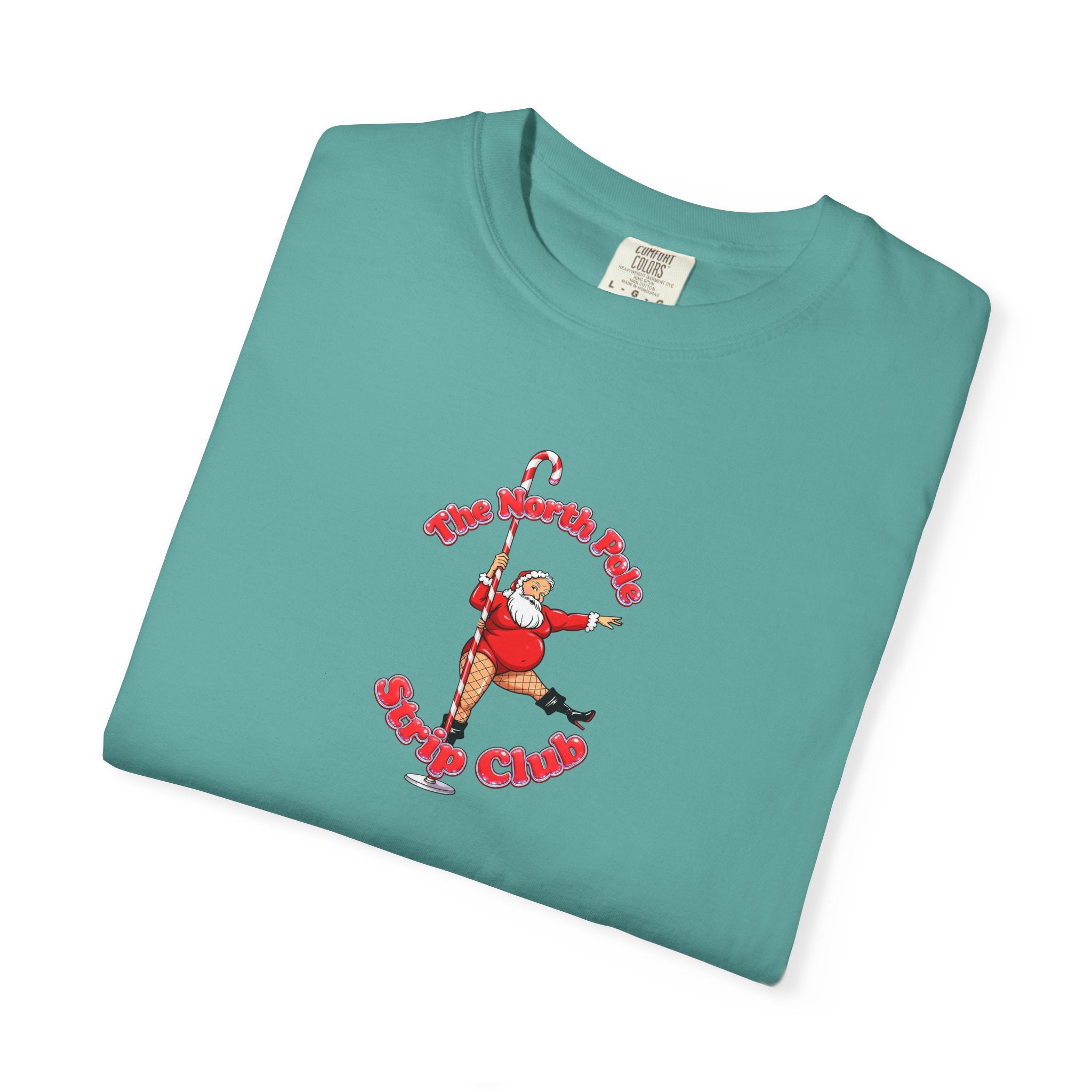 Graphic Tee: North Pole Stripper