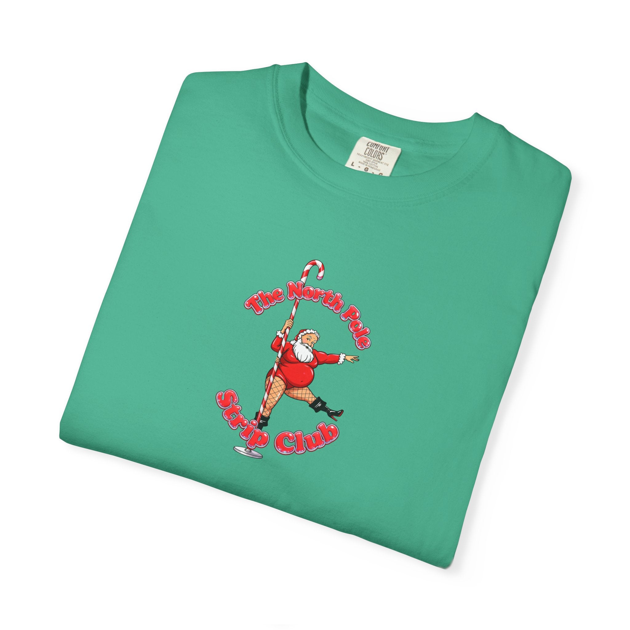 Graphic Tee: North Pole Stripper
