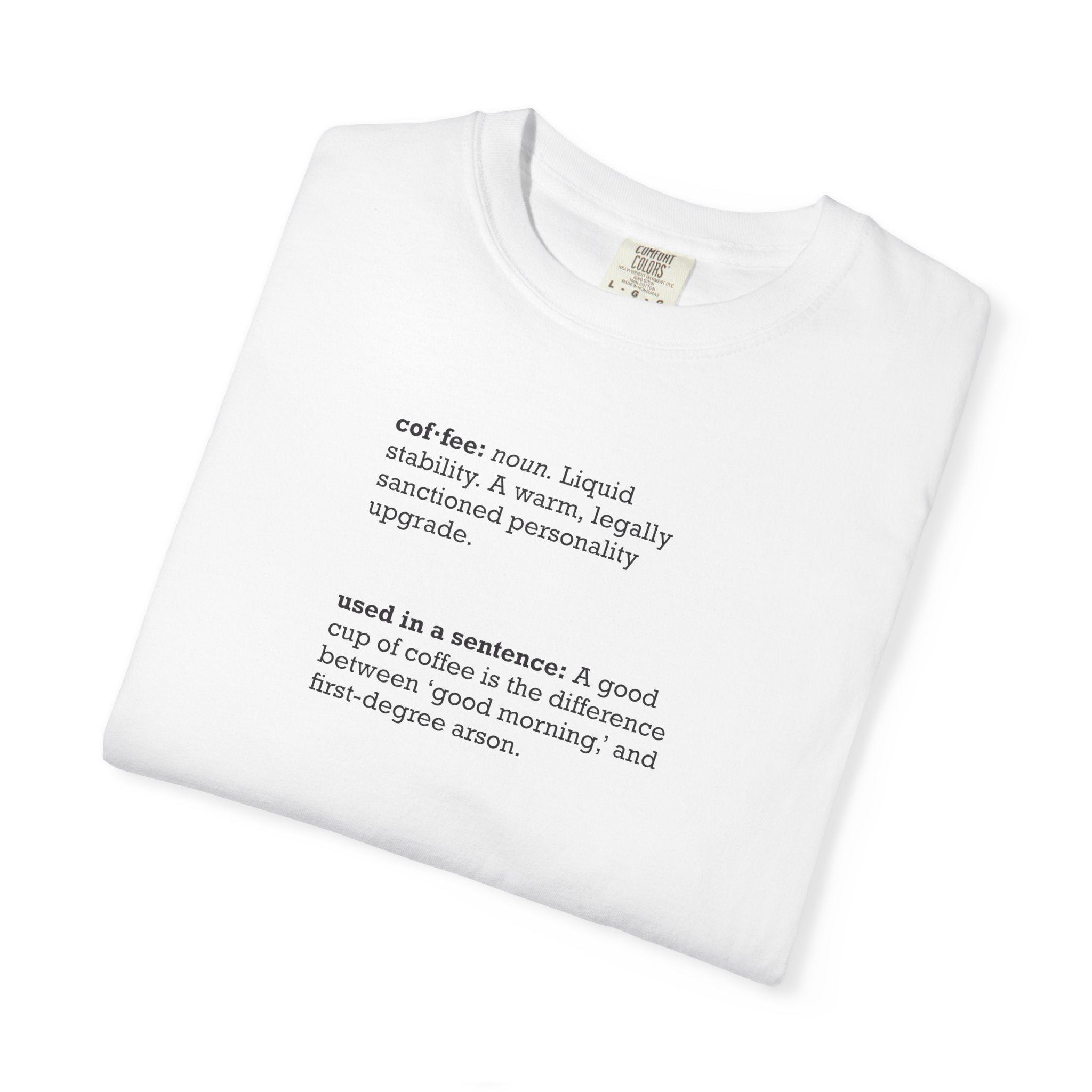 Vocab Lesson Tee: Coffee