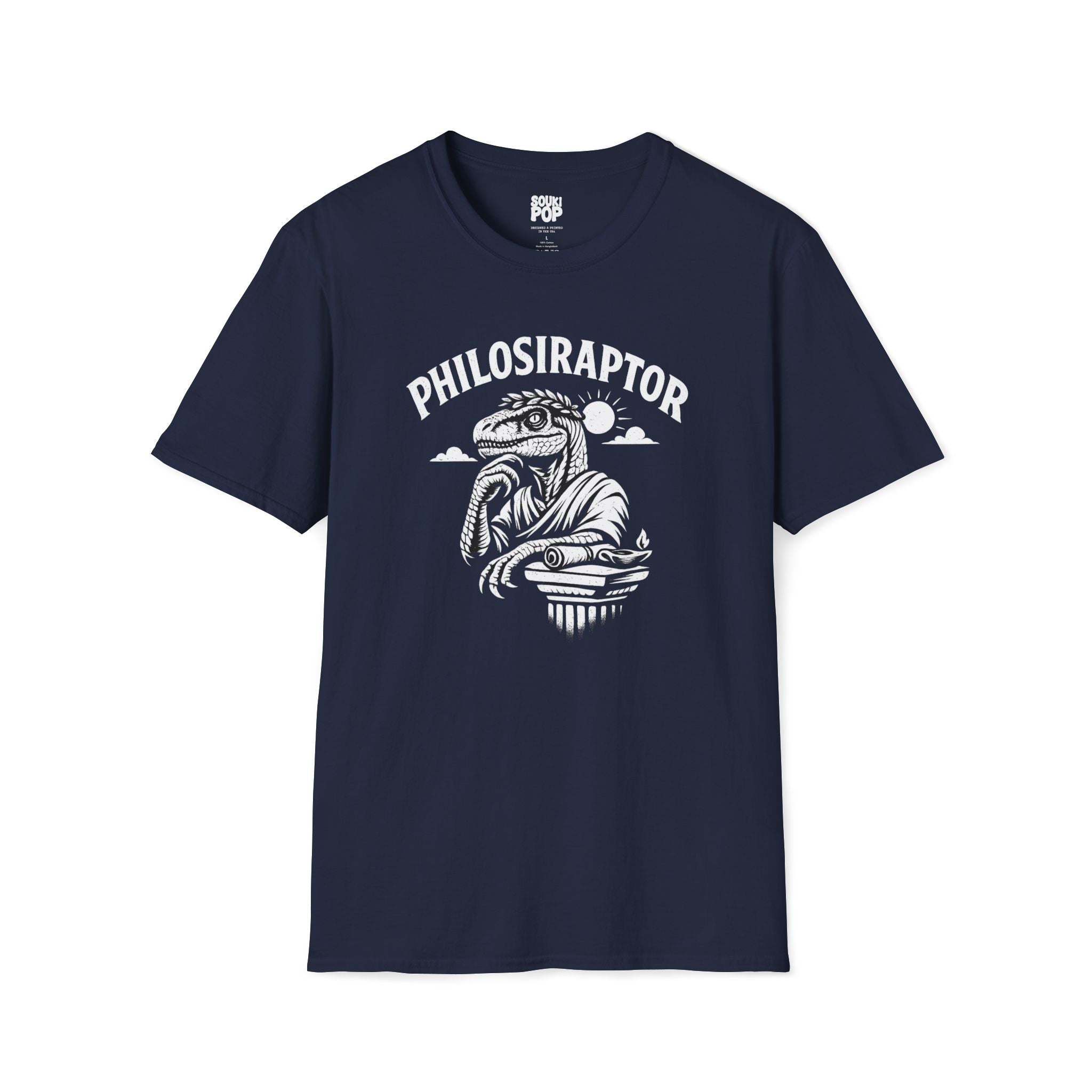 Velociraptor Philosopher – Graphic T-Shirt