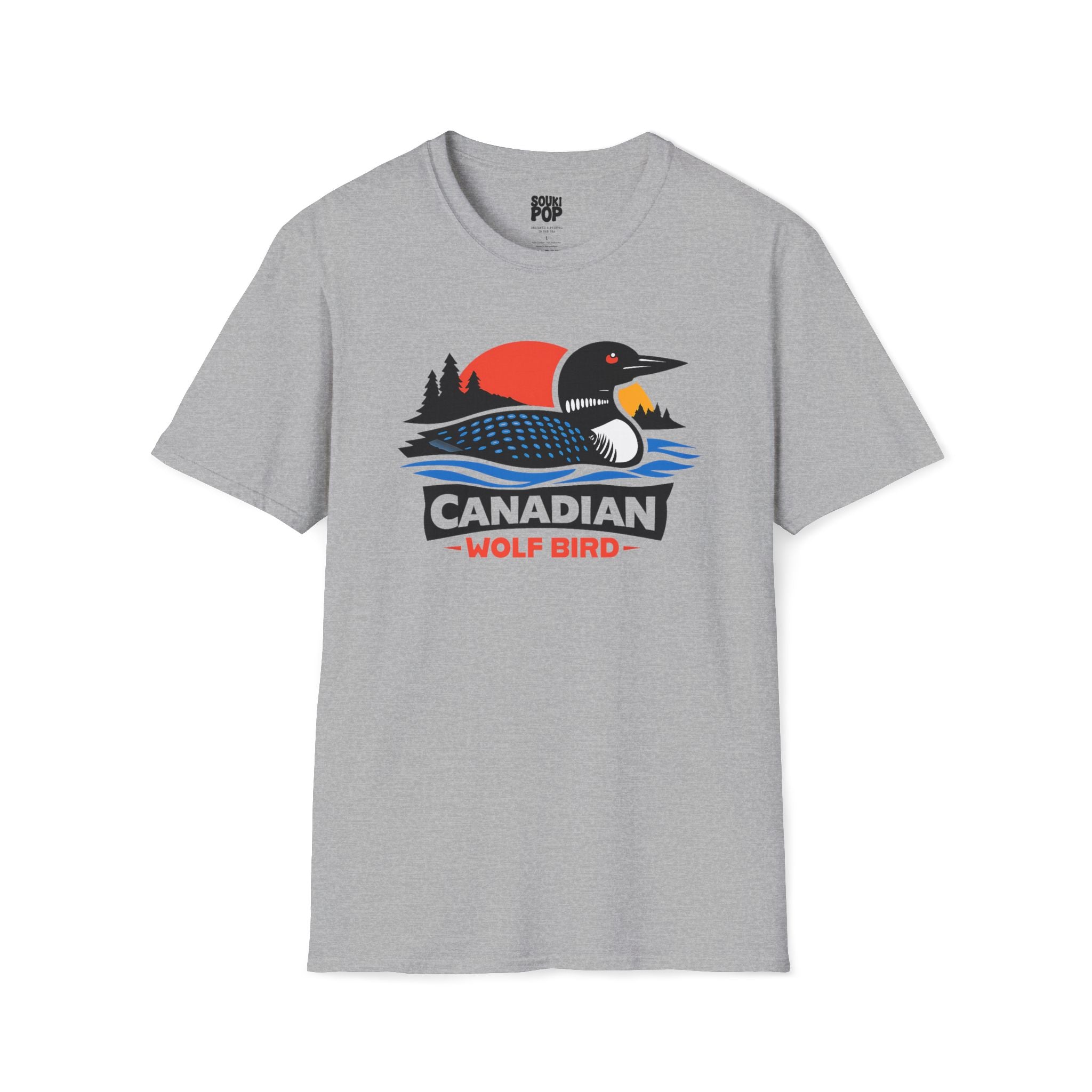 Heated Rivalry: Canadian Wolf Bird – Graphic T-Shirt