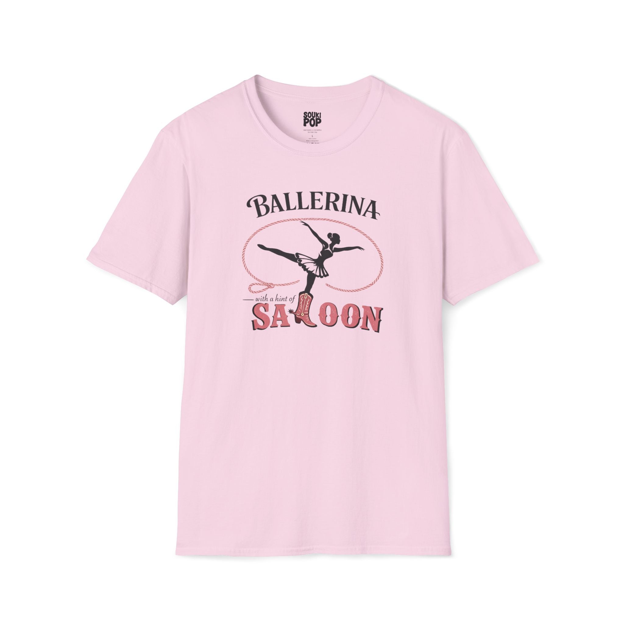 Ballerina with a Hint of Saloon – Graphic T-Shirt