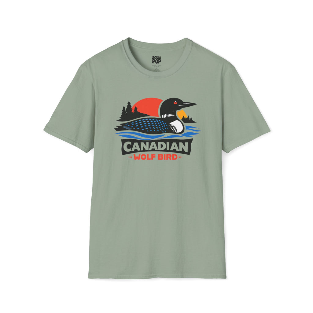 Heated Rivalry: Canadian Wolf Bird – Graphic T-Shirt