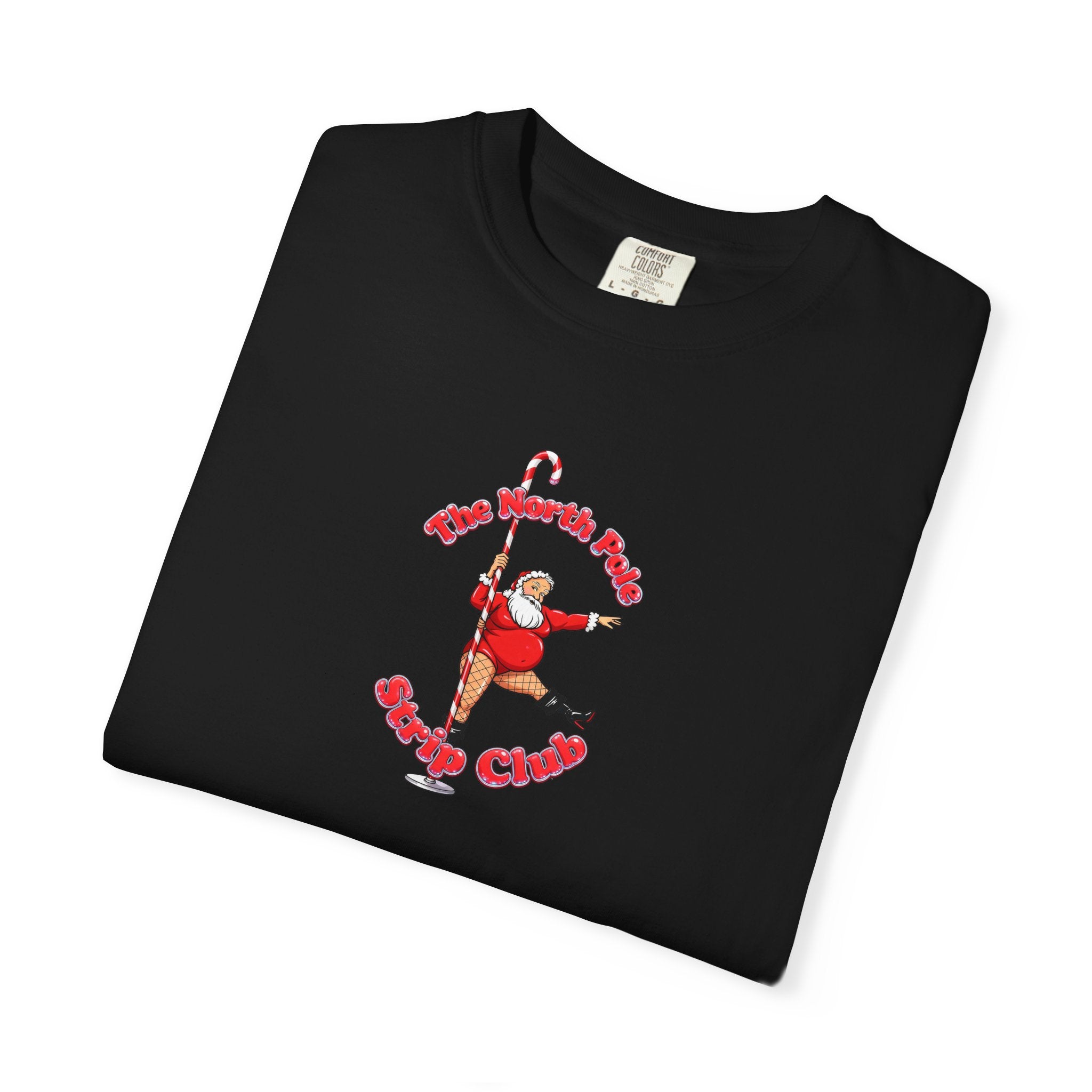 Graphic Tee: North Pole Stripper