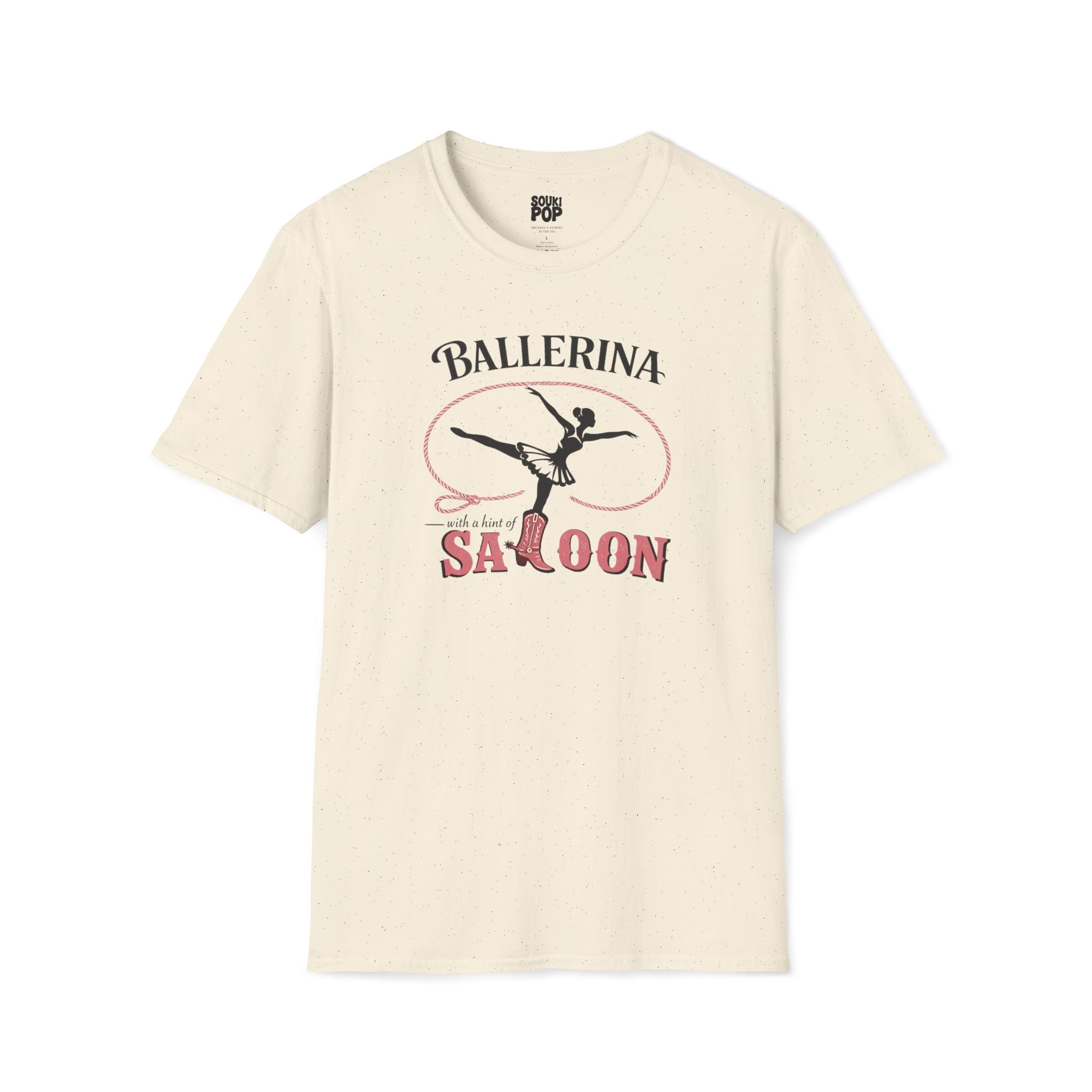 Ballerina with a Hint of Saloon – Graphic T-Shirt