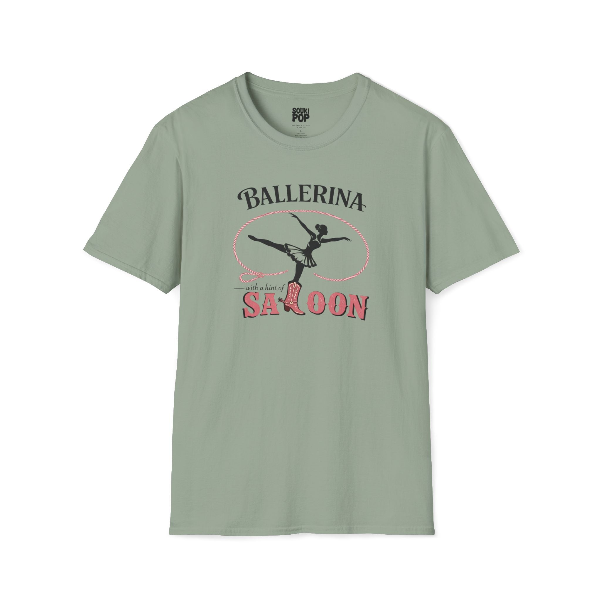 Ballerina with a Hint of Saloon – Graphic T-Shirt