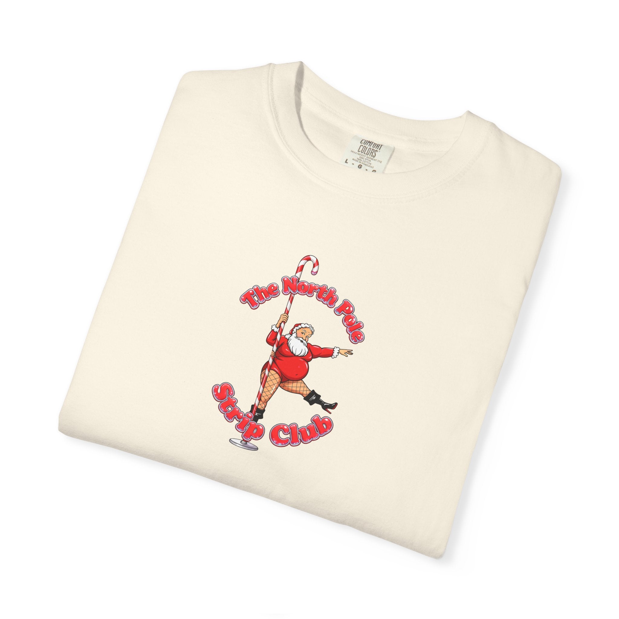 Graphic Tee: North Pole Stripper