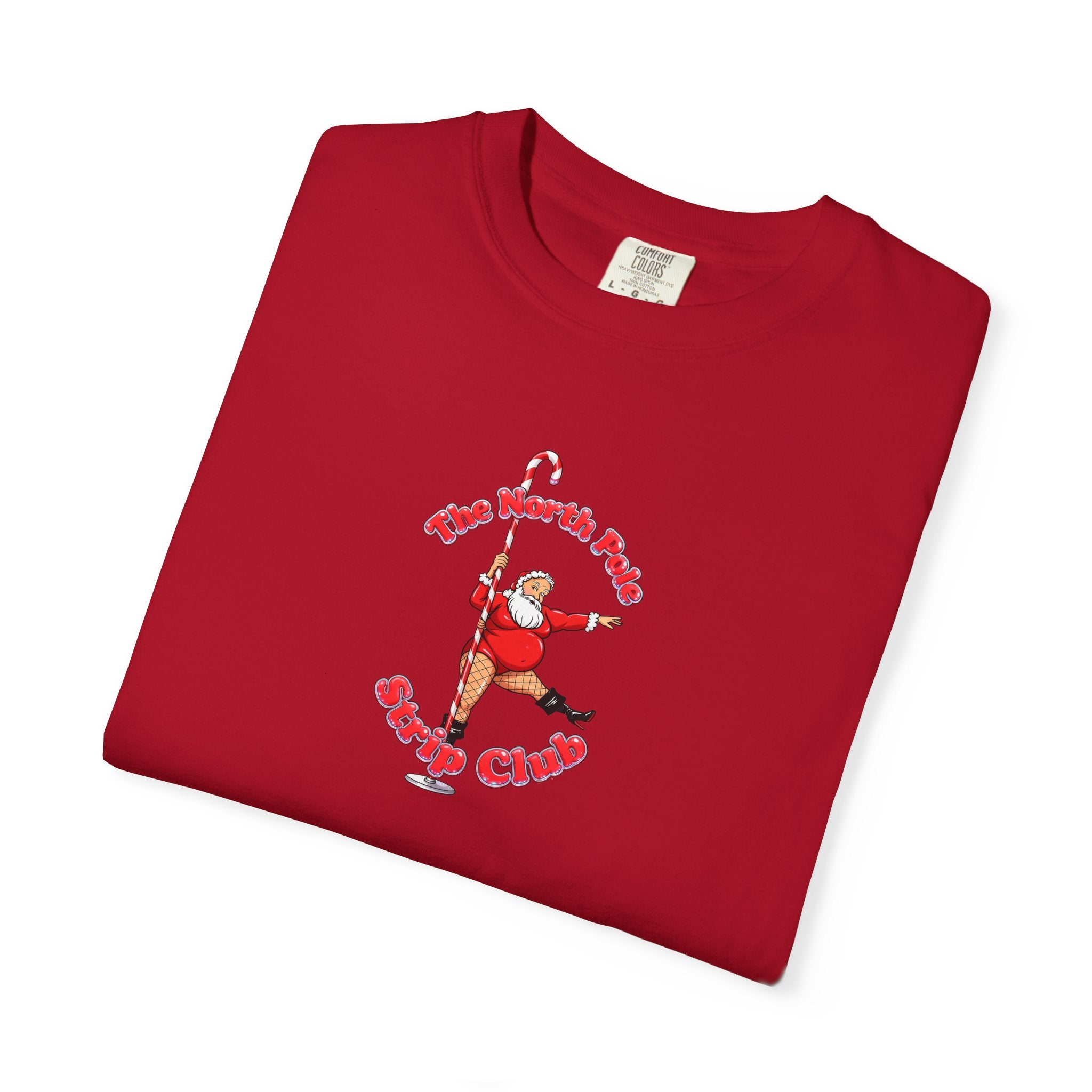 Graphic Tee: North Pole Stripper