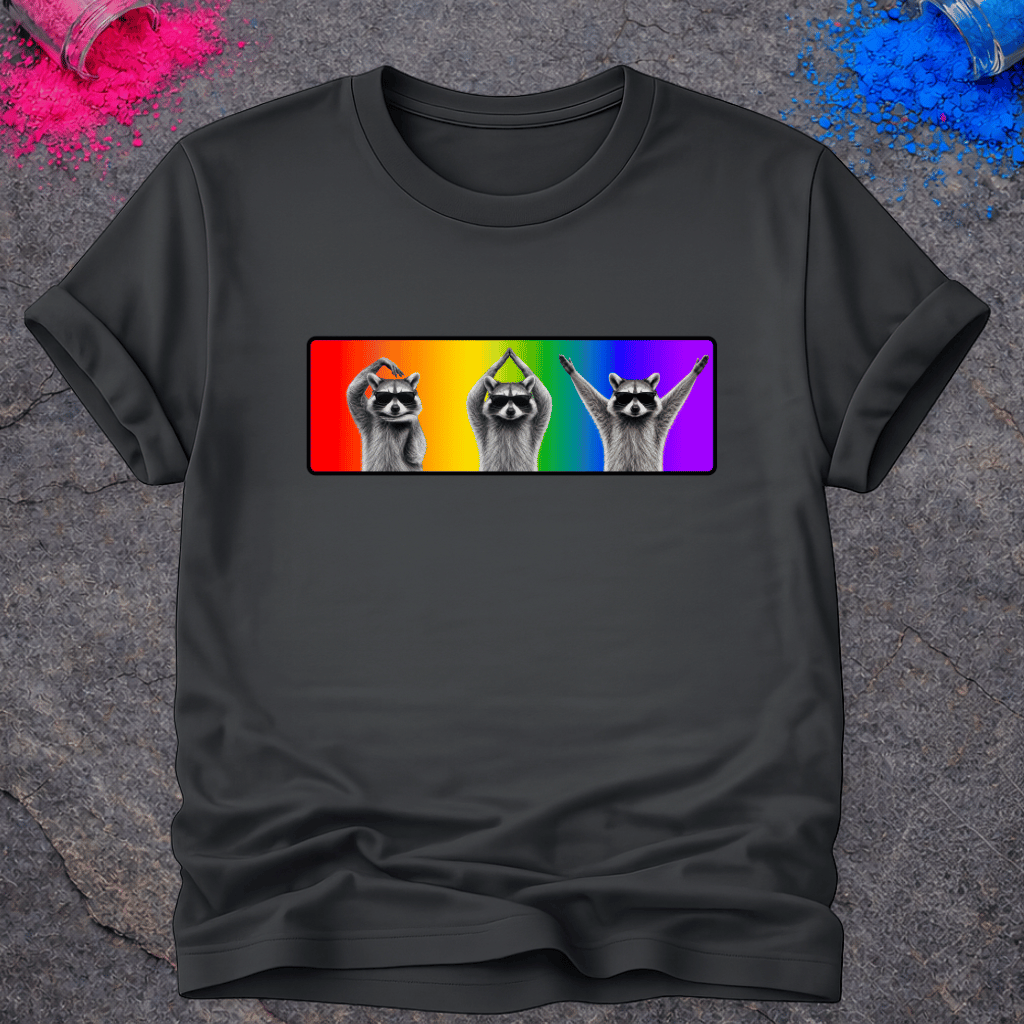 G-A-Y Raccoon Dance – T-Shirt