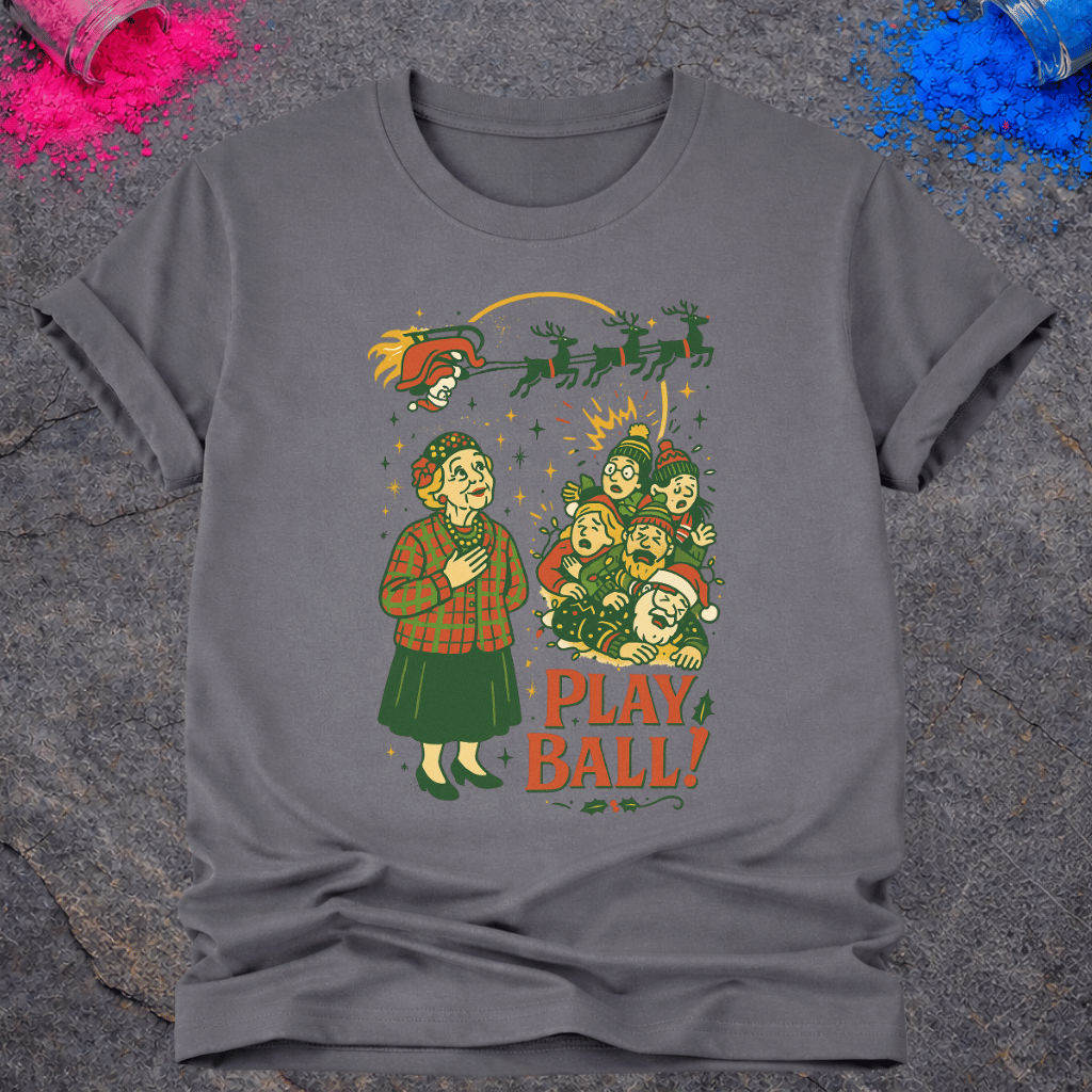 Christmas Play Ball! – T-Shirt