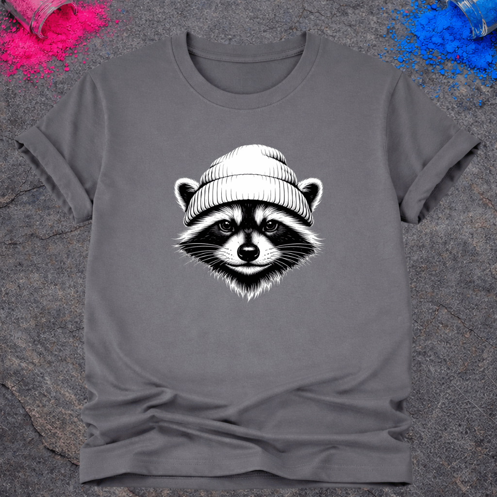 Raccoon Beanie – T-Shirt