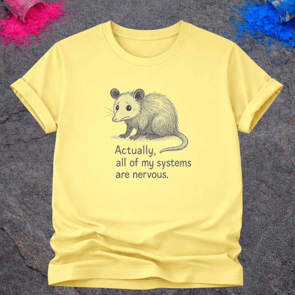 Nervous Opossum – T-Shirt