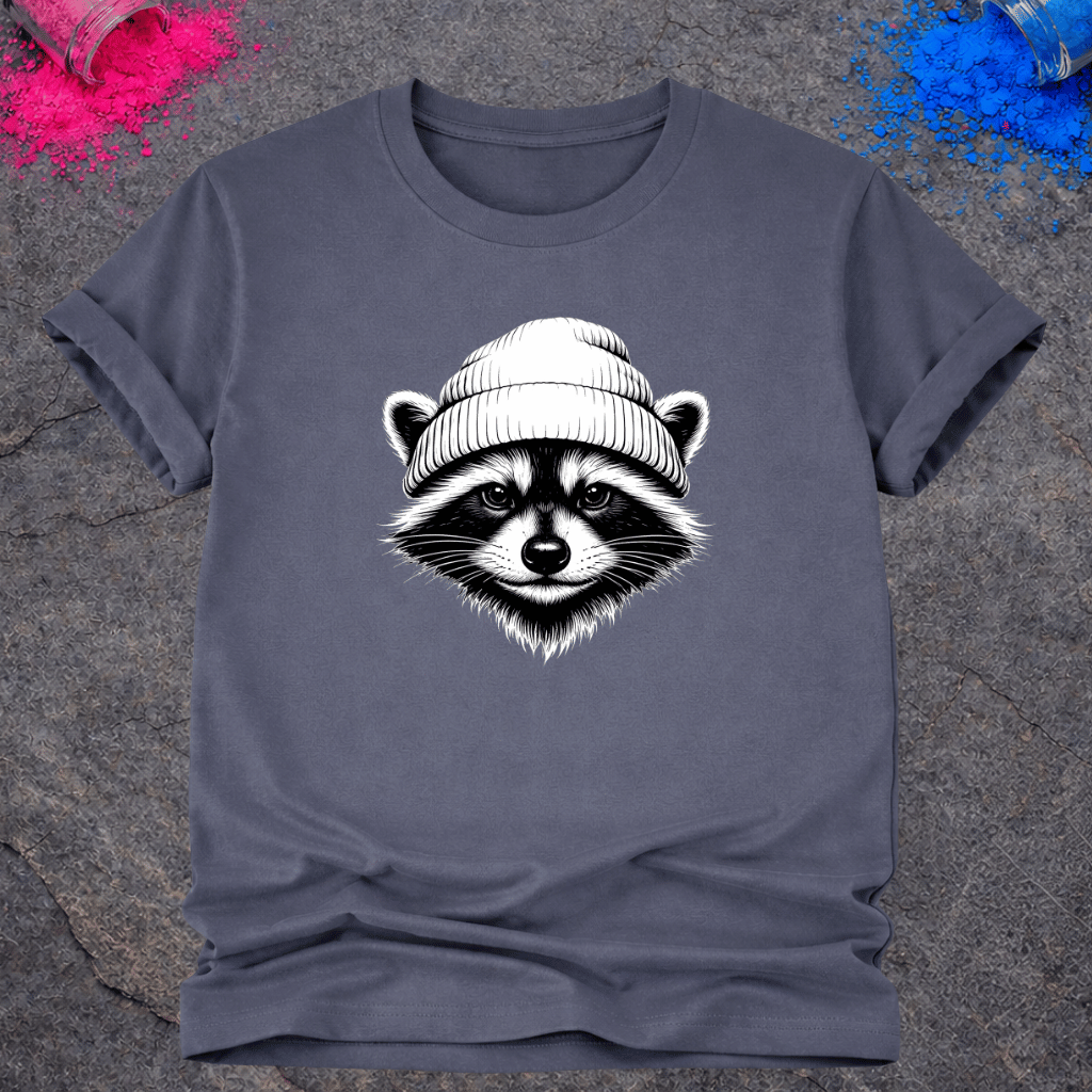 Raccoon Beanie – T-Shirt