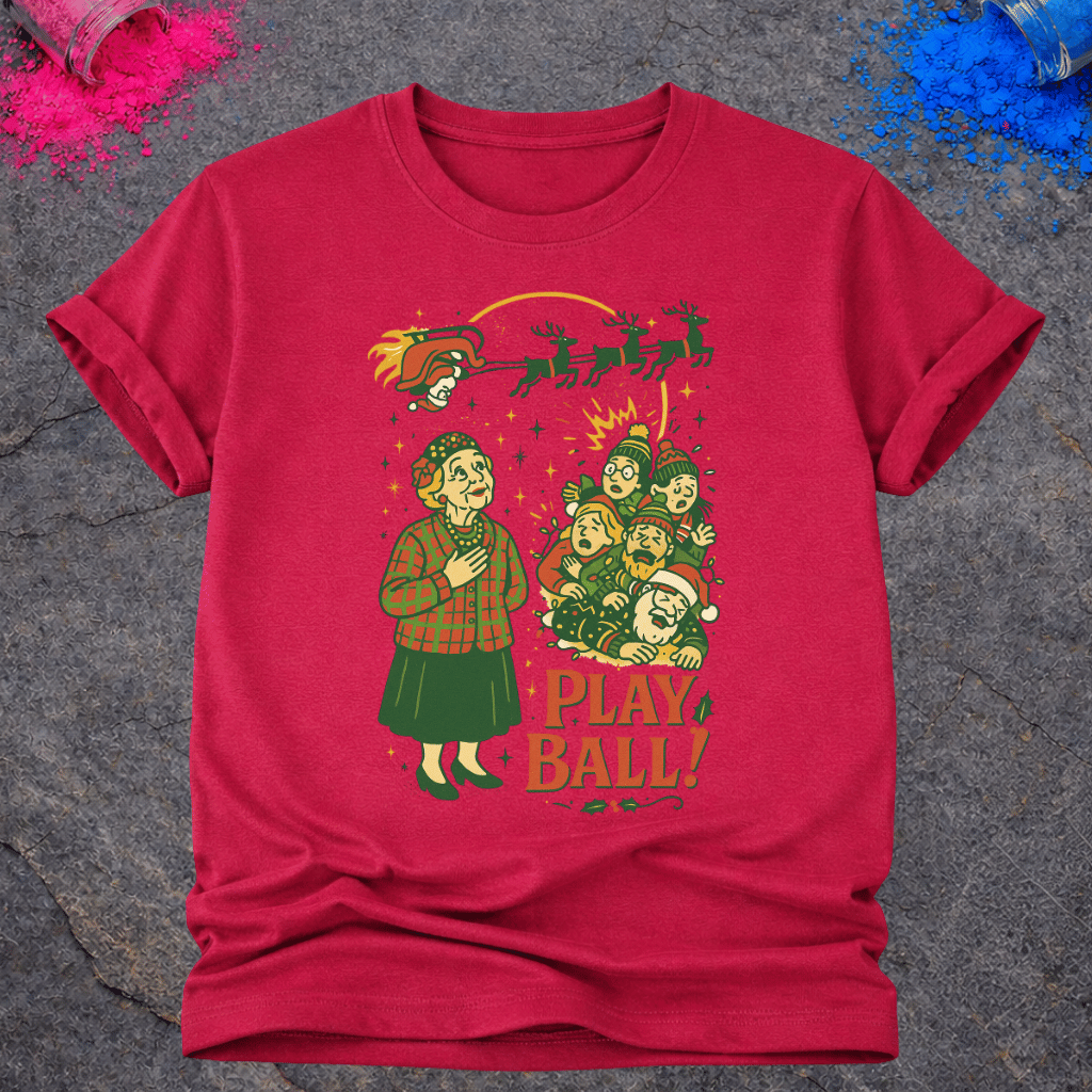 Christmas Play Ball! – T-Shirt