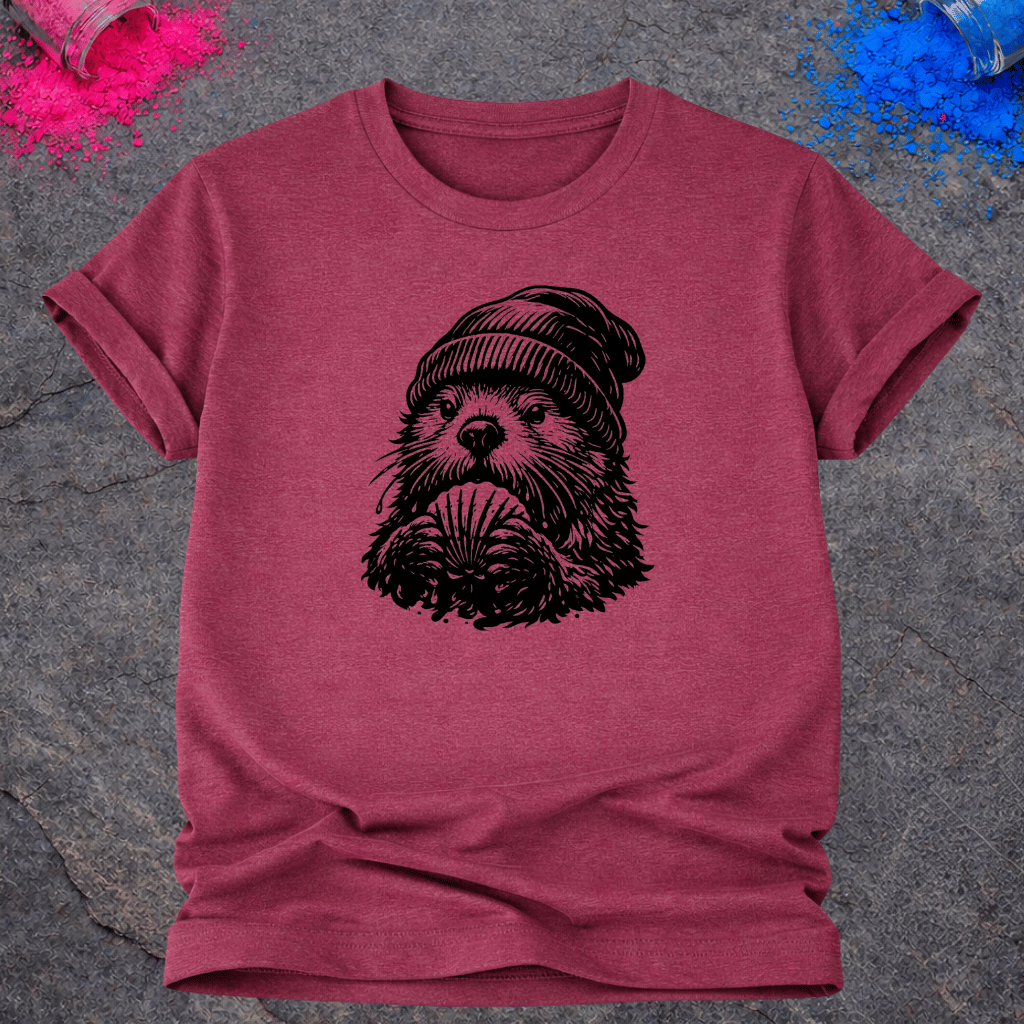 Sea Otter Beanie – T-Shirt