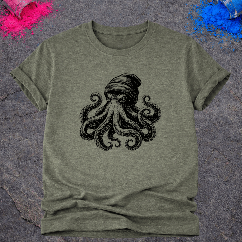 Octopus Beanie – T-Shirt