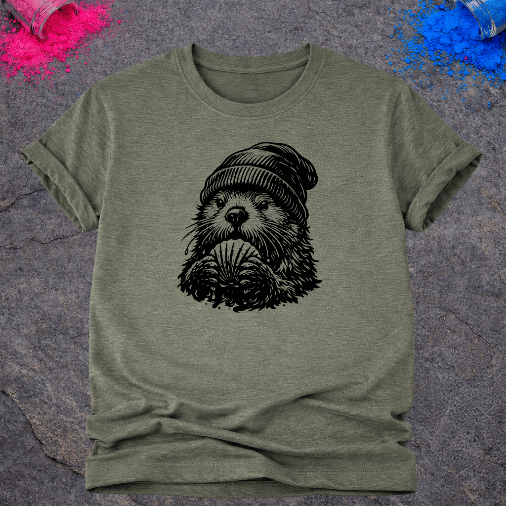 Sea Otter Beanie – T-Shirt