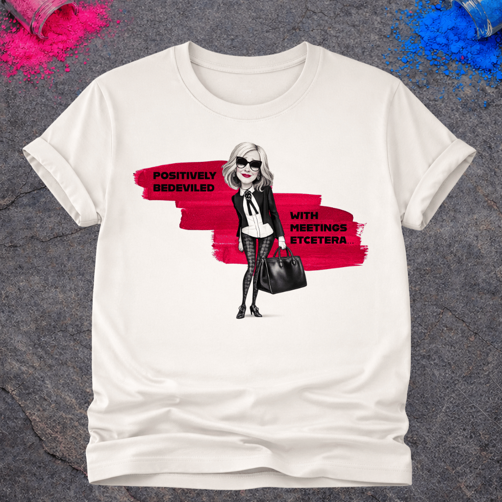 Bedeviled With Meetings – T-Shirt