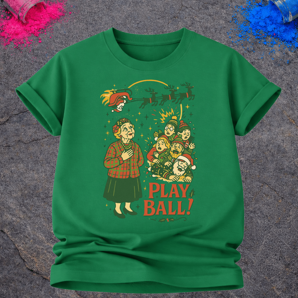 Christmas Play Ball! – T-Shirt