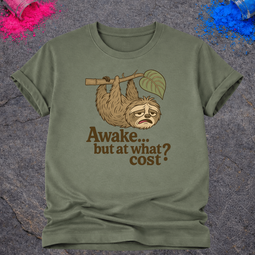 Awake... But At What Cost? – T-Shirt