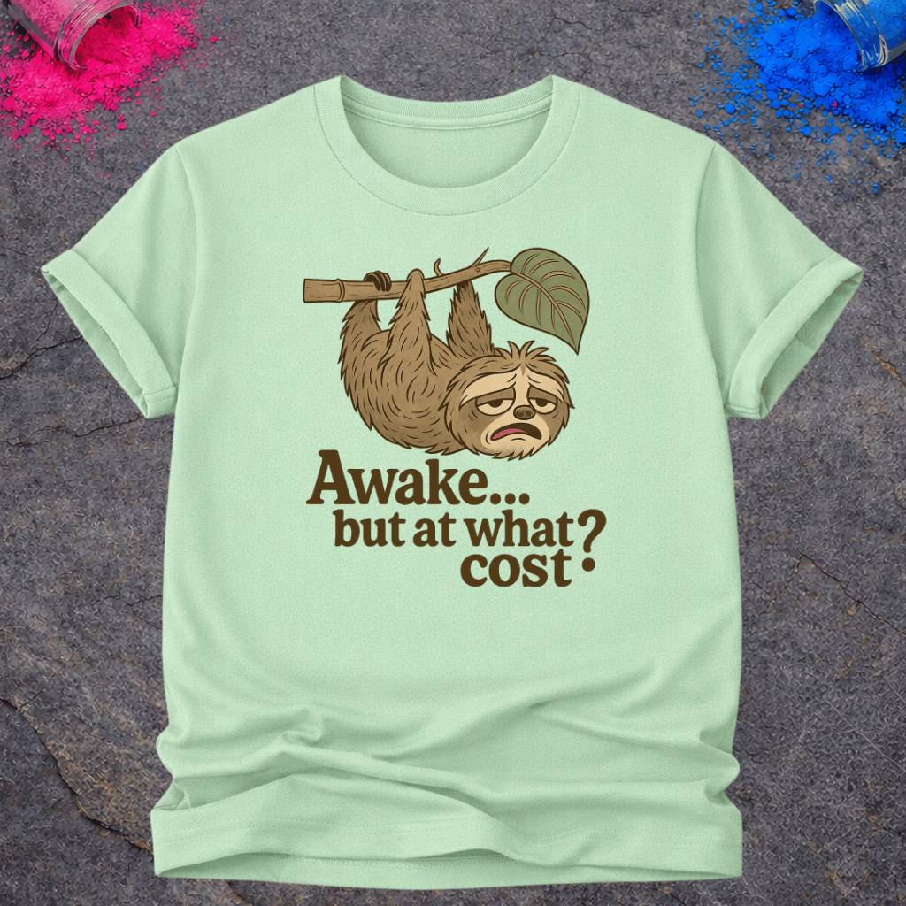 Awake... But At What Cost? – T-Shirt