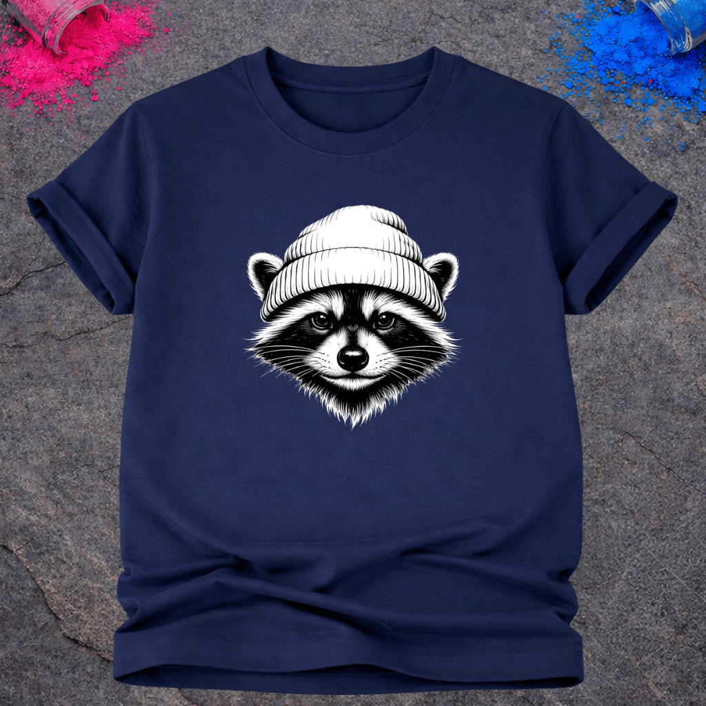 Raccoon Beanie – T-Shirt