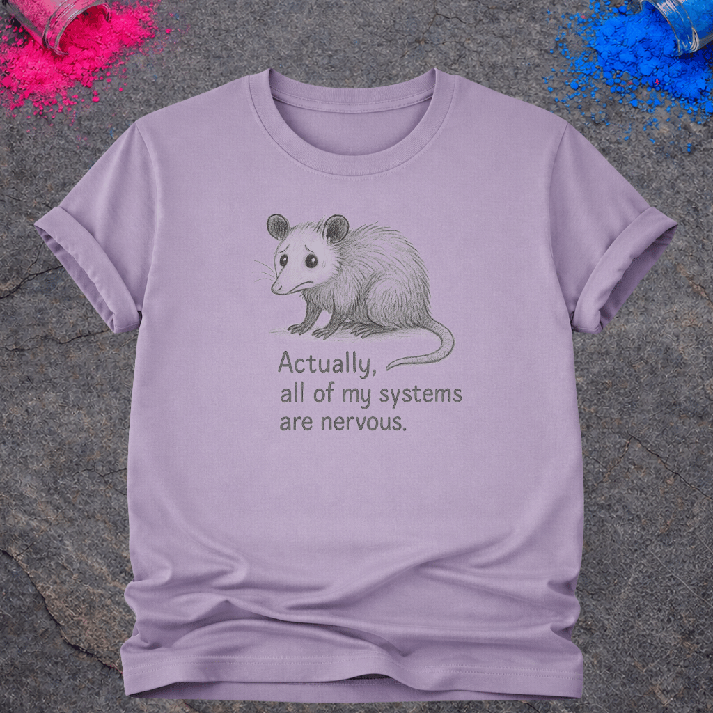 Nervous Opossum – T-Shirt