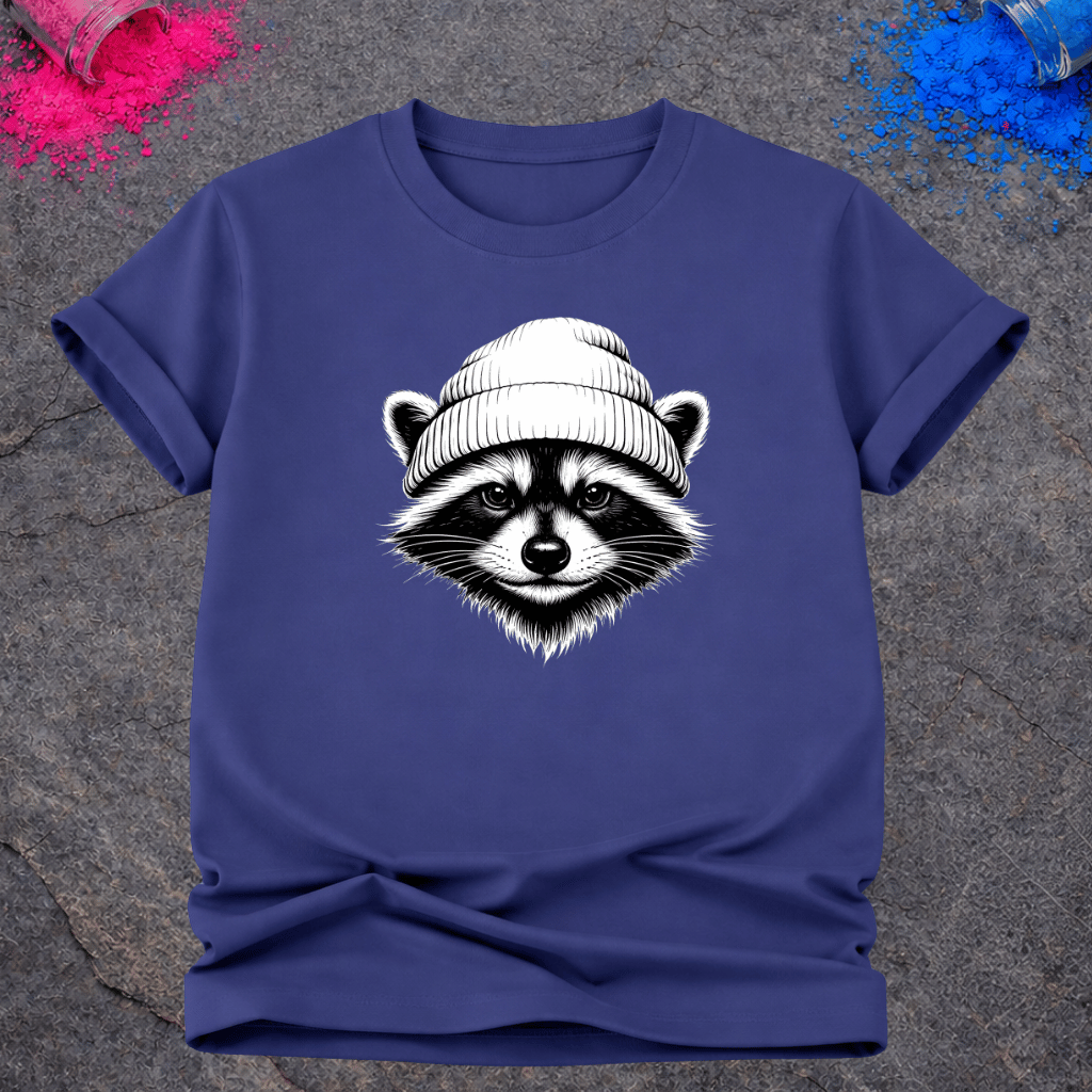 Raccoon Beanie – T-Shirt
