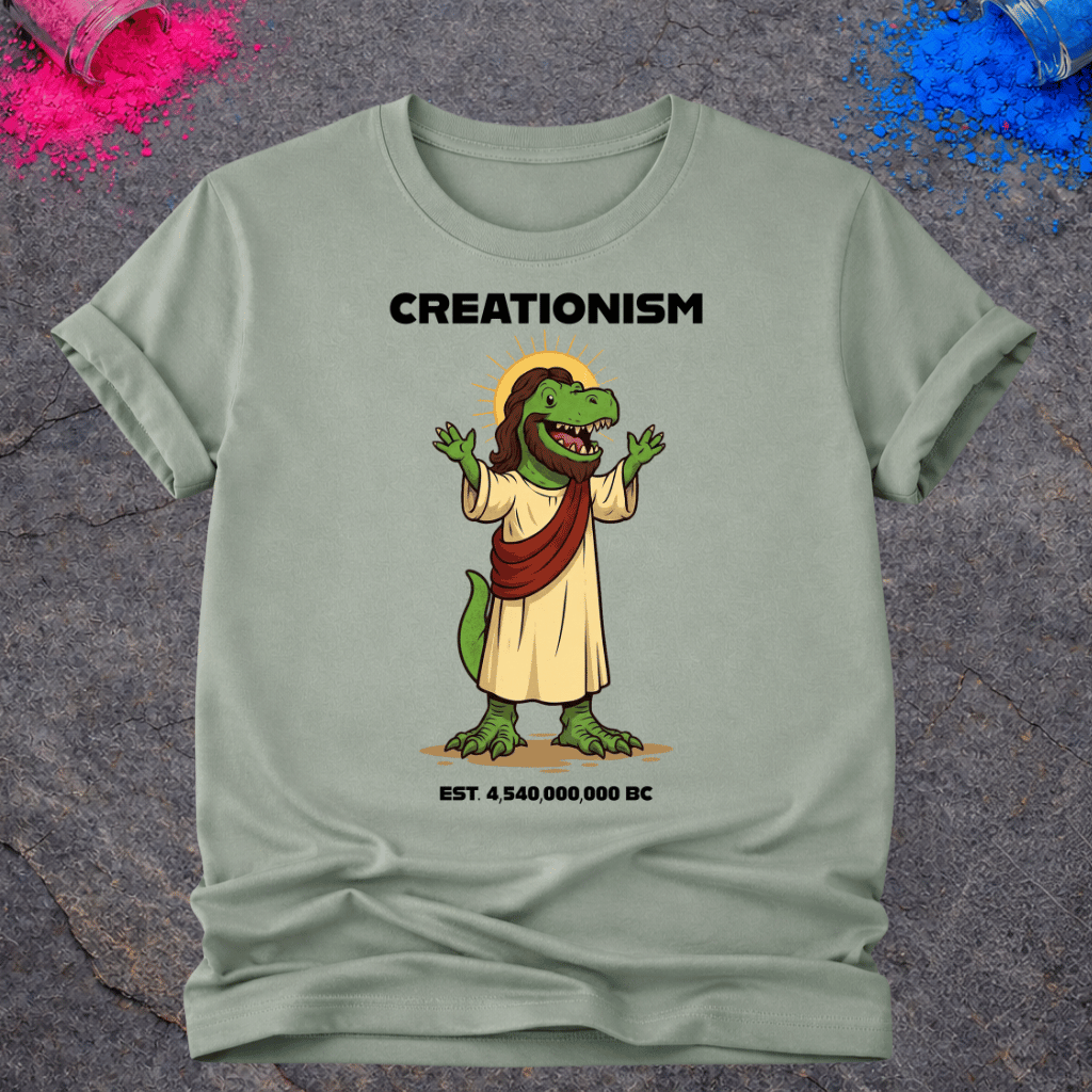 Creationism Dinosaur – T-Shirt