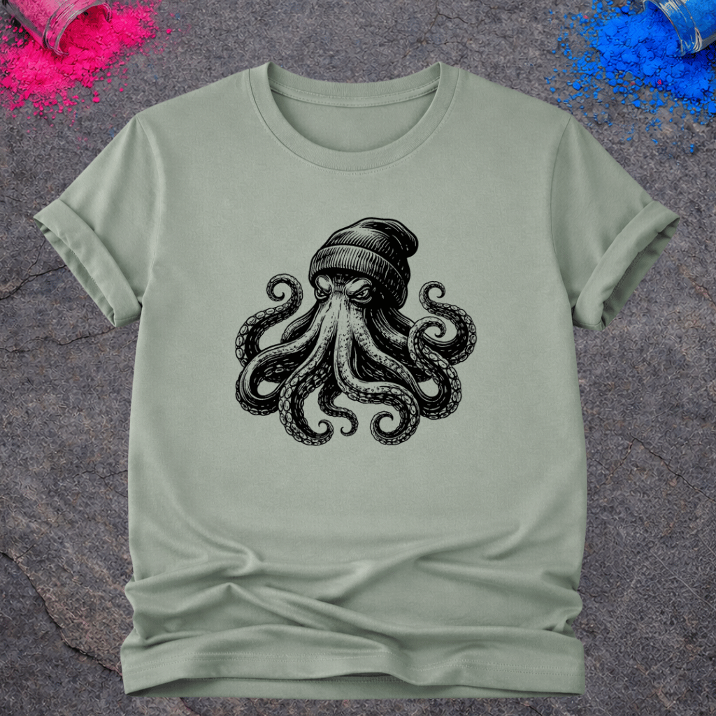 Octopus Beanie – T-Shirt