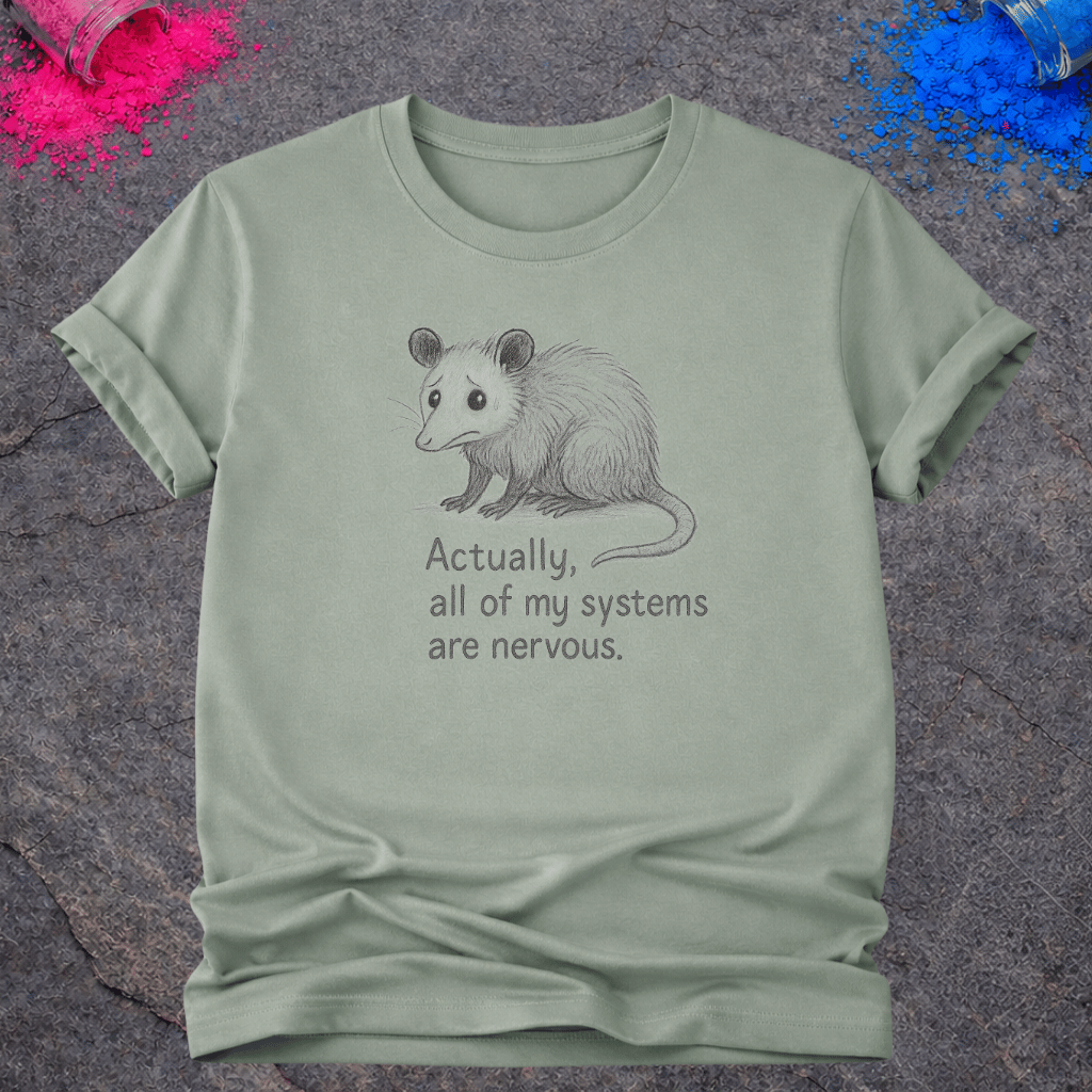 Nervous Opossum – T-Shirt