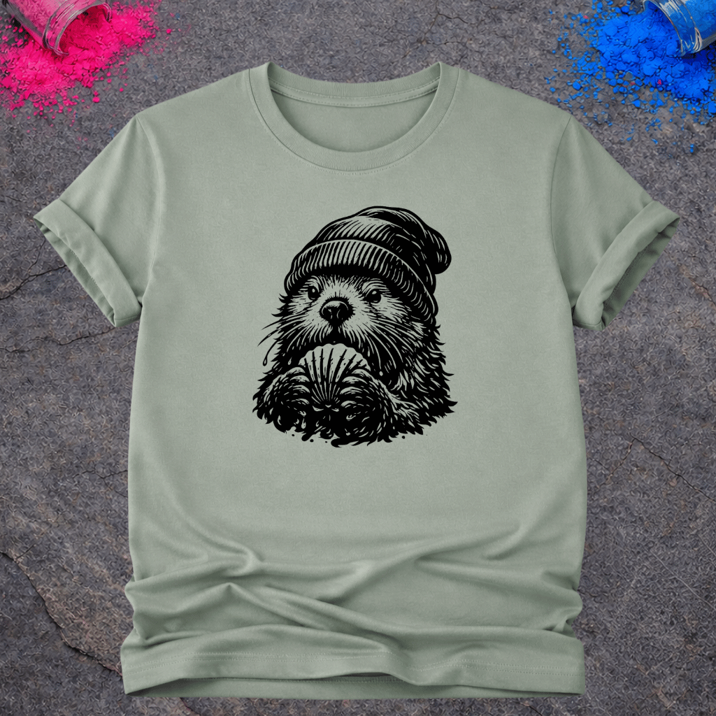 Sea Otter Beanie – T-Shirt