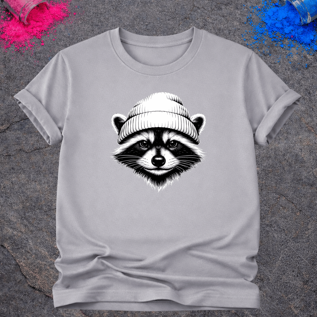 Raccoon Beanie – T-Shirt