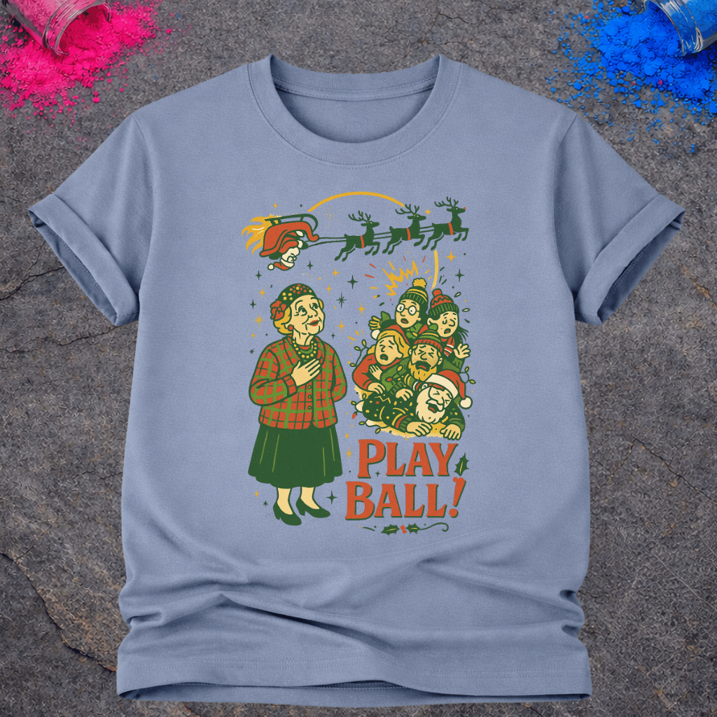 Christmas Play Ball! – T-Shirt