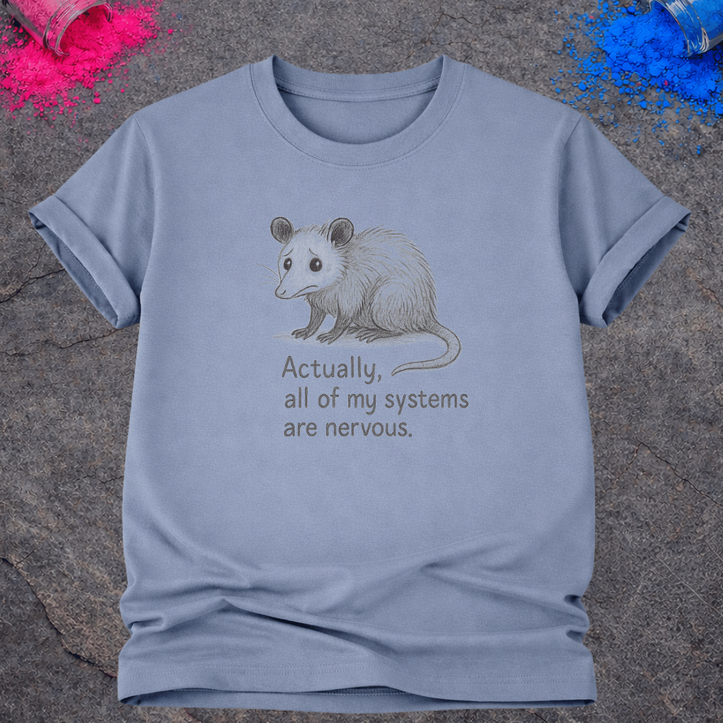 Nervous Opossum – T-Shirt