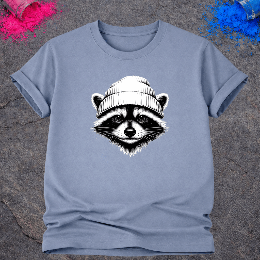 Raccoon Beanie – T-Shirt