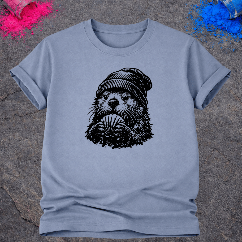 Sea Otter Beanie – T-Shirt