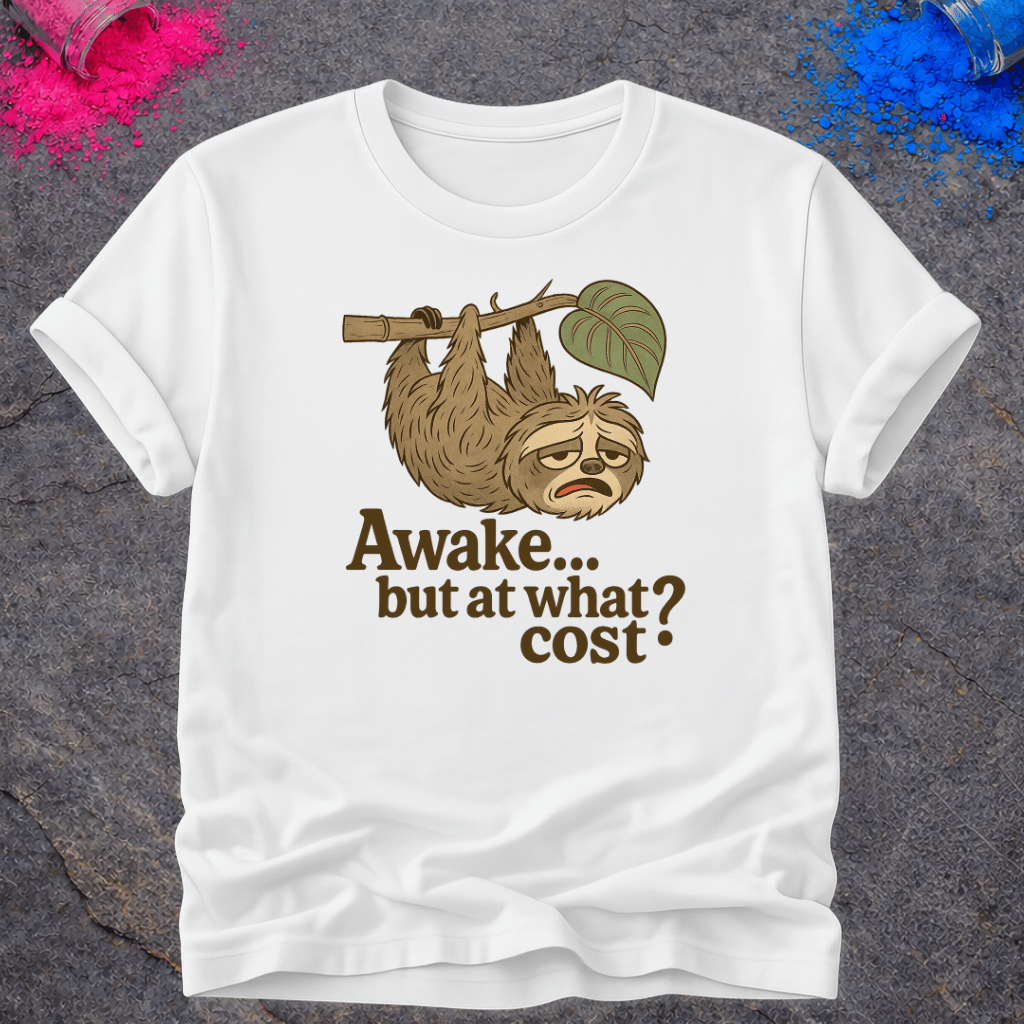 Awake... But At What Cost? – T-Shirt