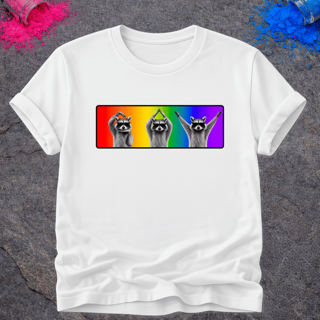 G-A-Y Raccoon Dance – T-Shirt