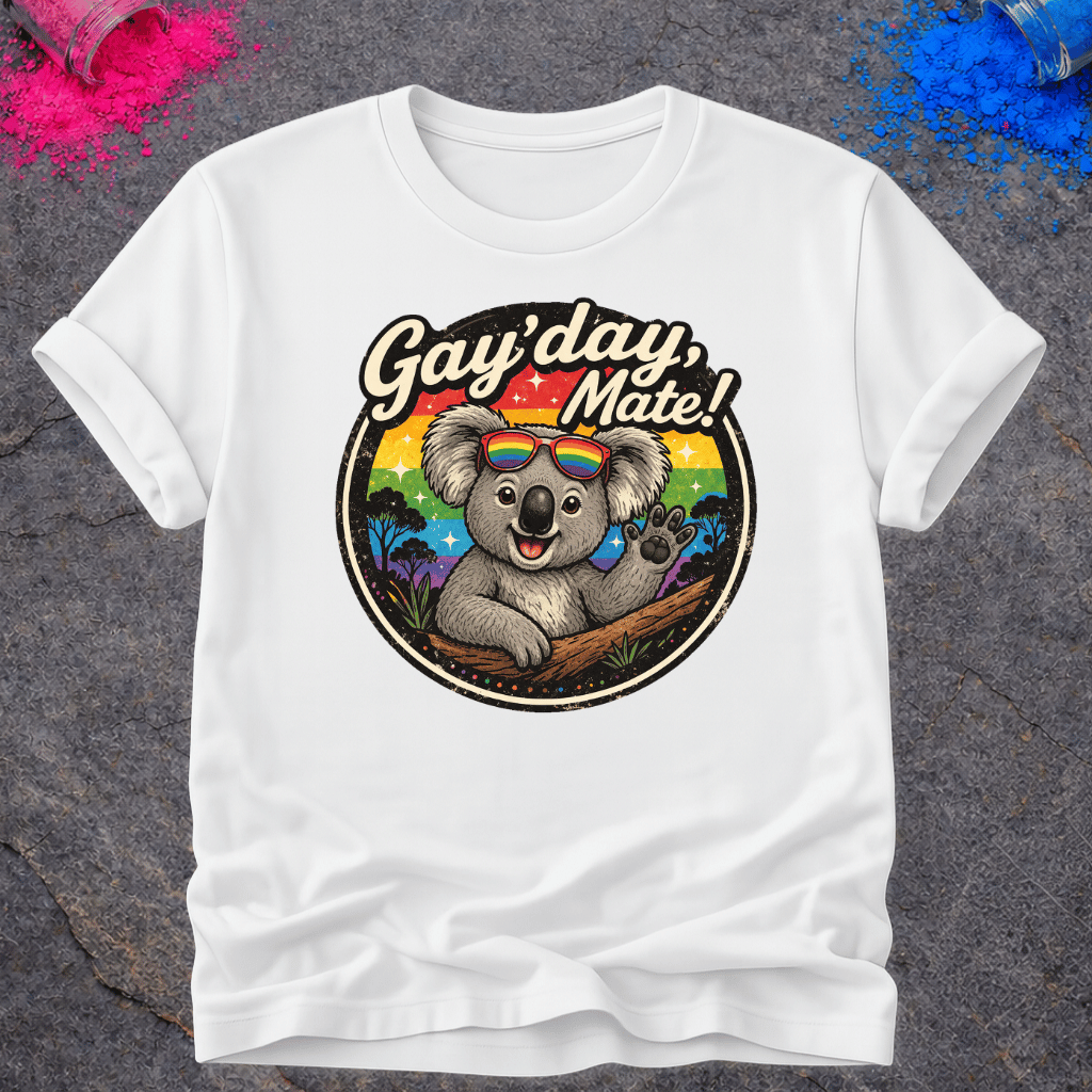 Gay'day, Mate! Koala – T-Shirt